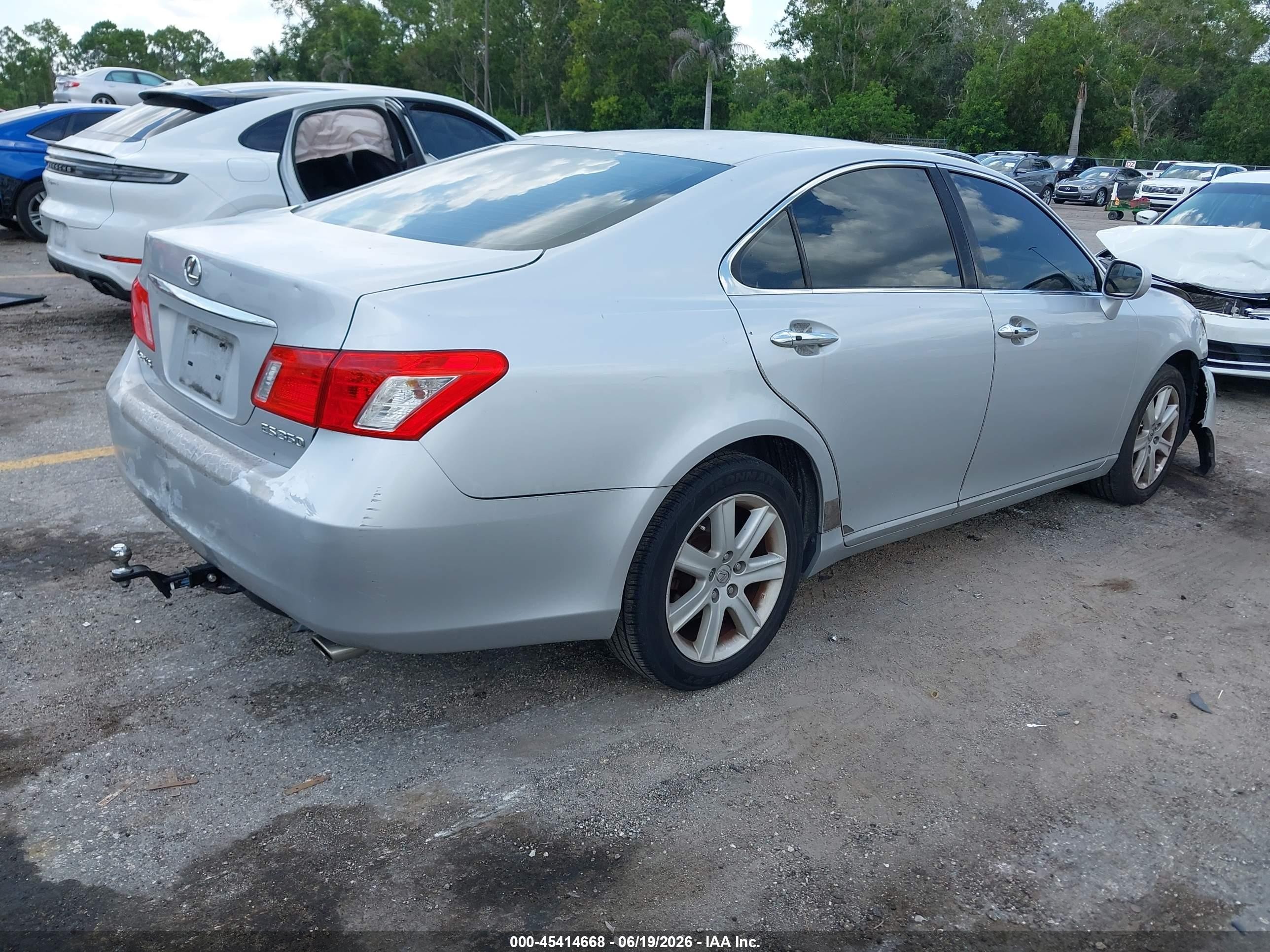 2009 Lexus Es 350   Silver vin: JTHBJ46G492291930