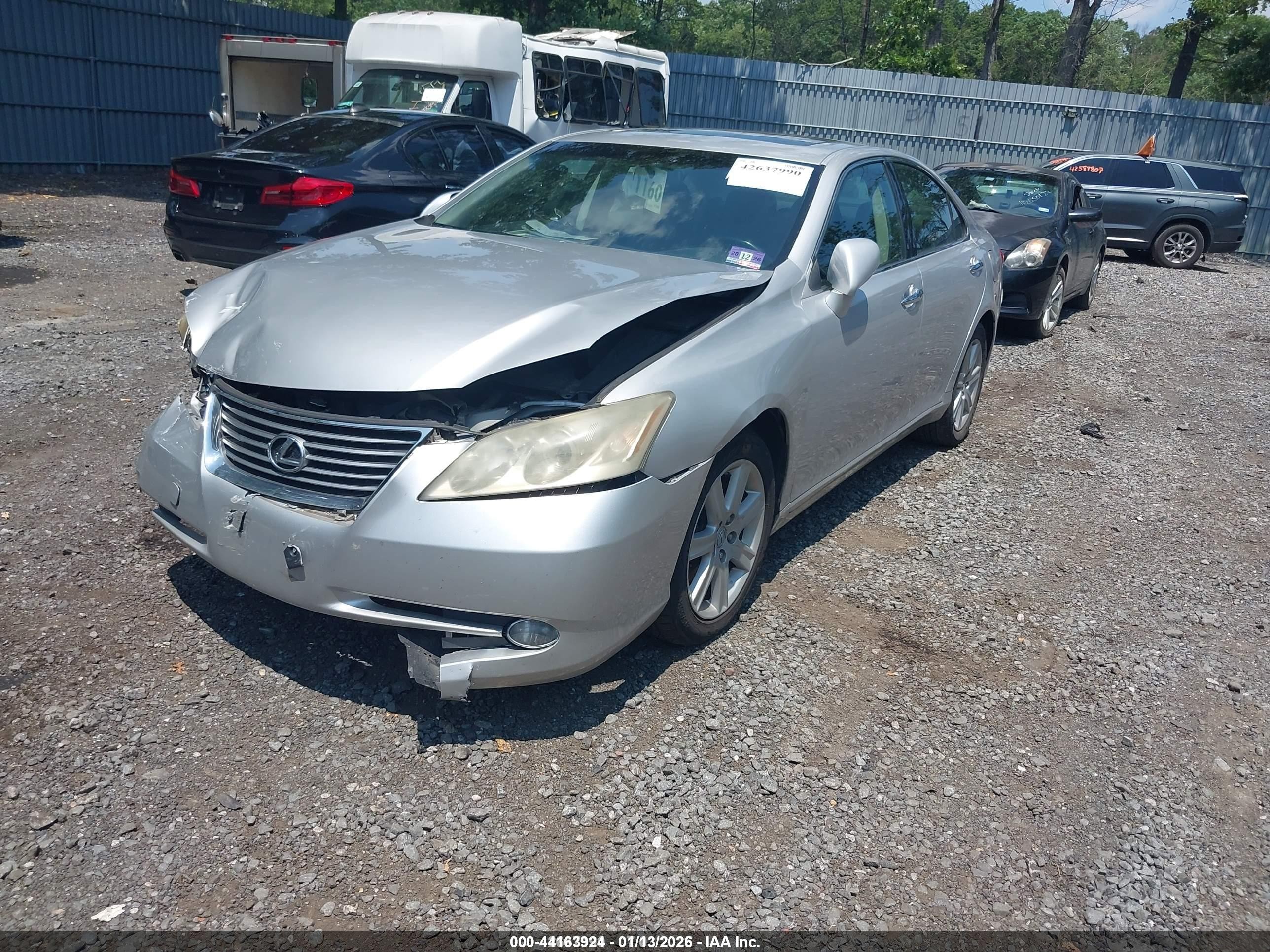2009 Lexus Es 350   Серебряный vin: JTHBJ46G492298201