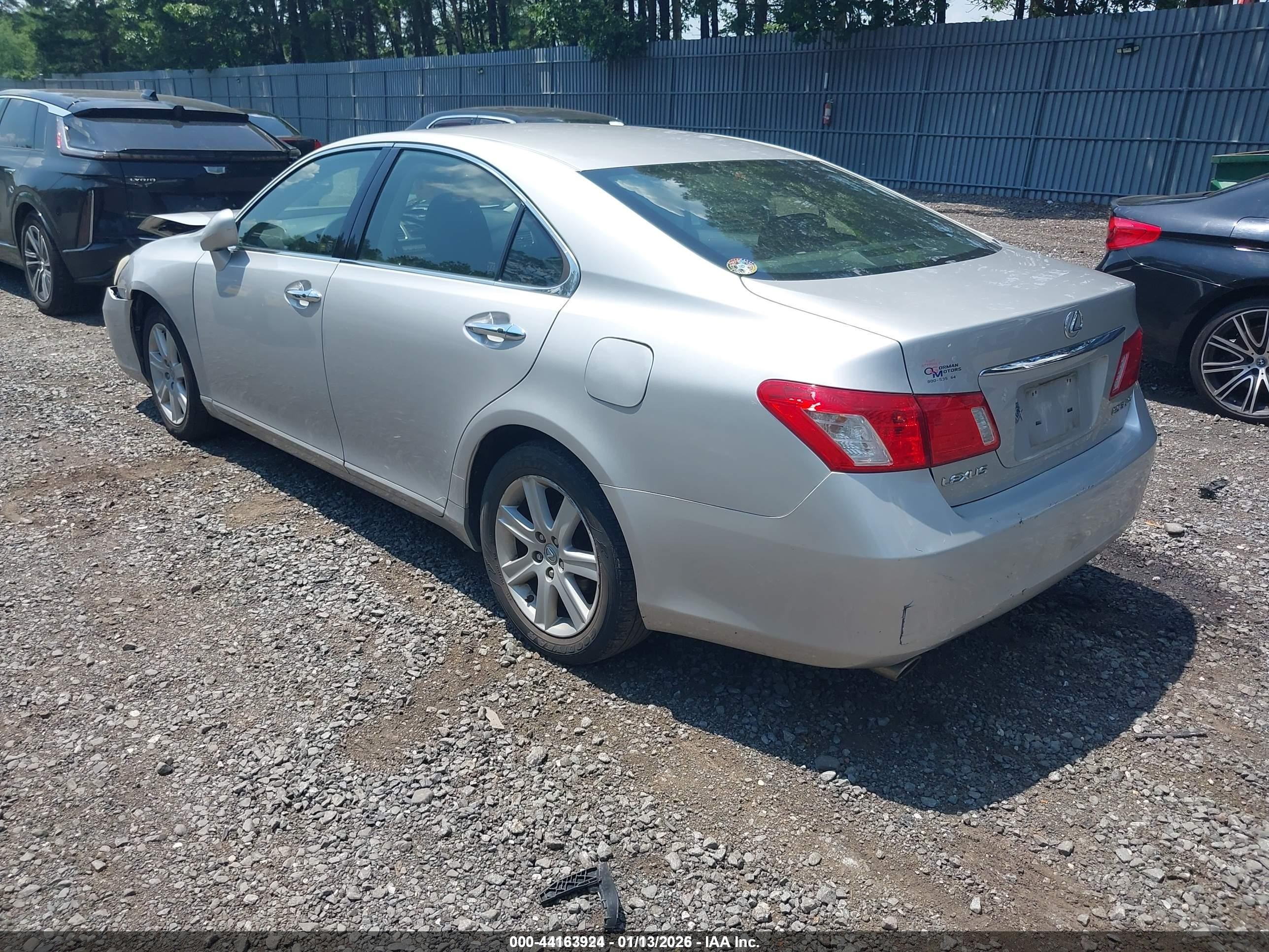 2009 Lexus Es 350   Серебряный vin: JTHBJ46G492298201