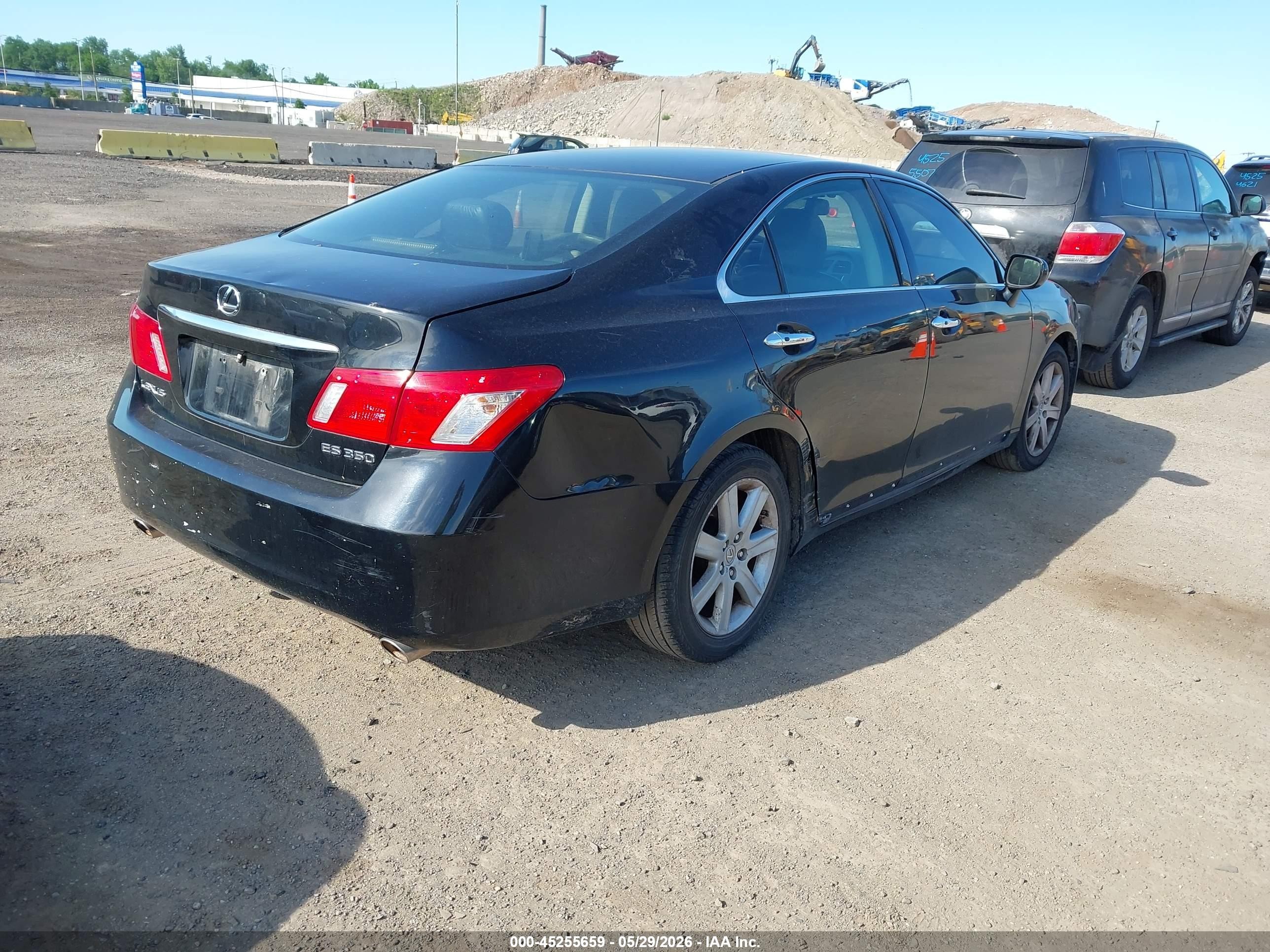 2009 Lexus Es 350   Black vin: JTHBJ46G492300822