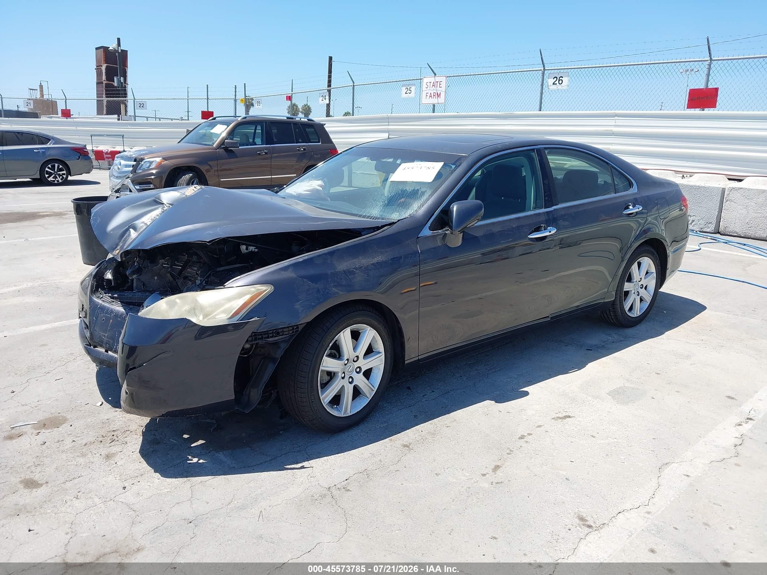 2009 Lexus Es 350   Gray vin: JTHBJ46G492307267
