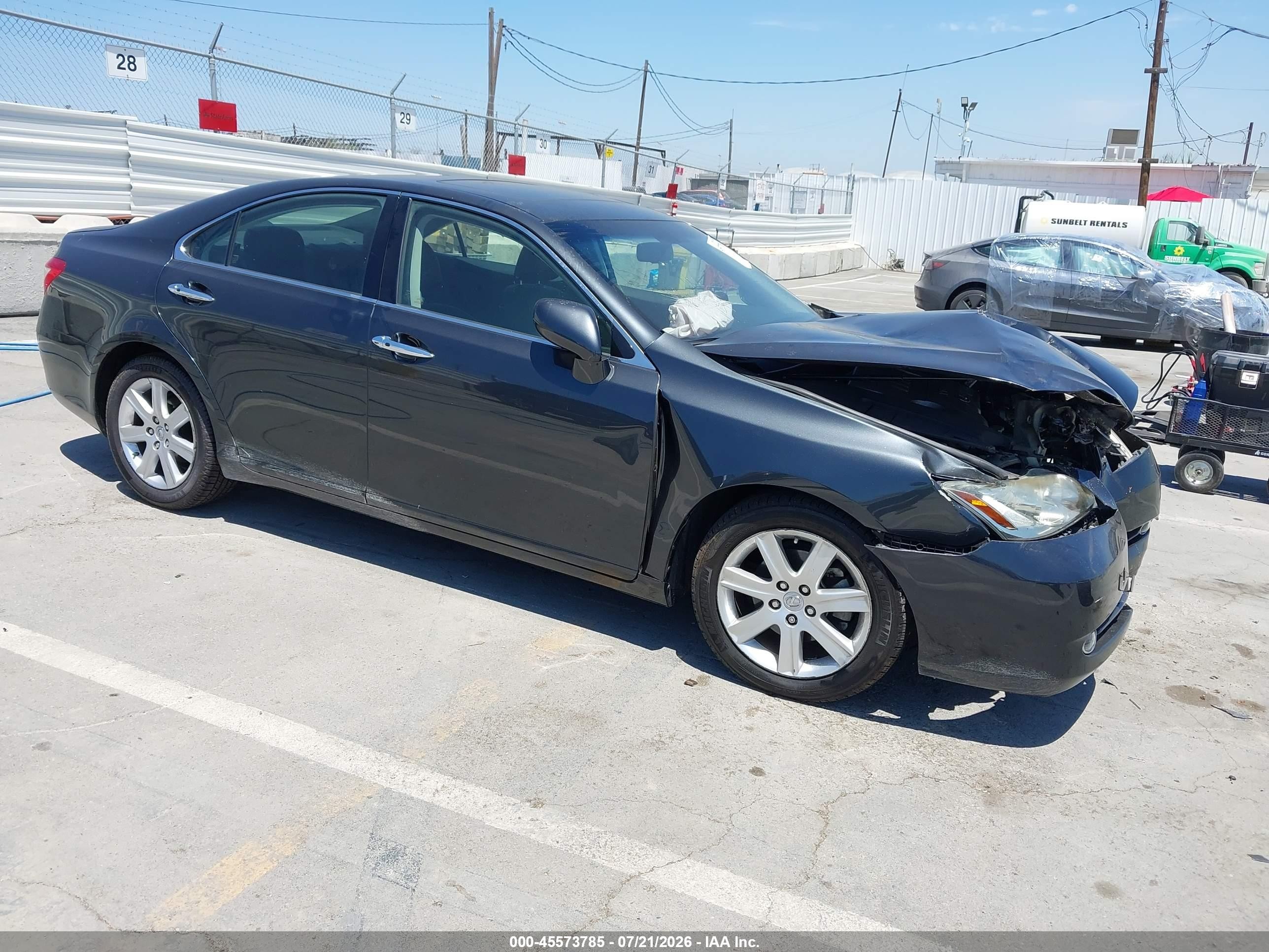 2009 Lexus Es 350   Серый vin: JTHBJ46G492307267
