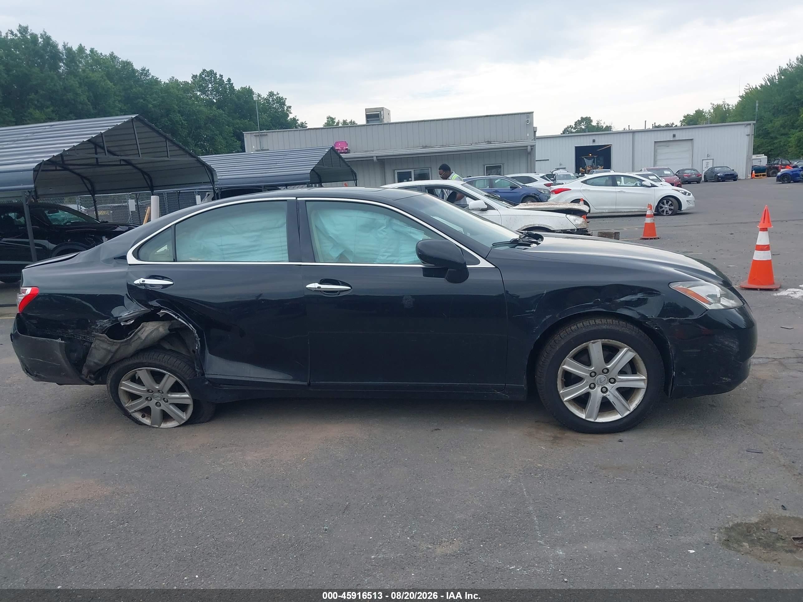 2009 Lexus Es 350 Black vin: JTHBJ46G492307818