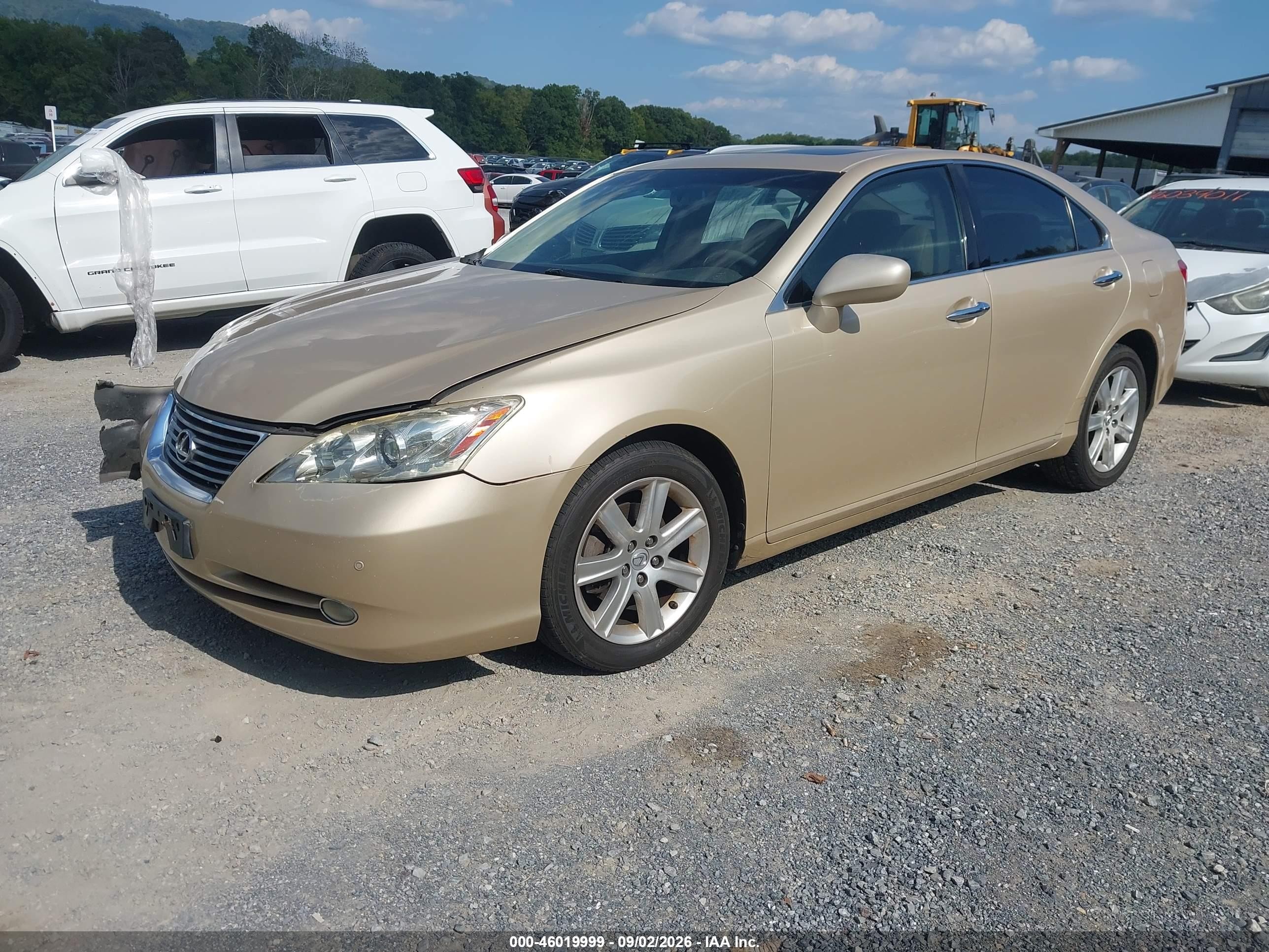 2009 Lexus Es 350   Gold vin: JTHBJ46G492311772