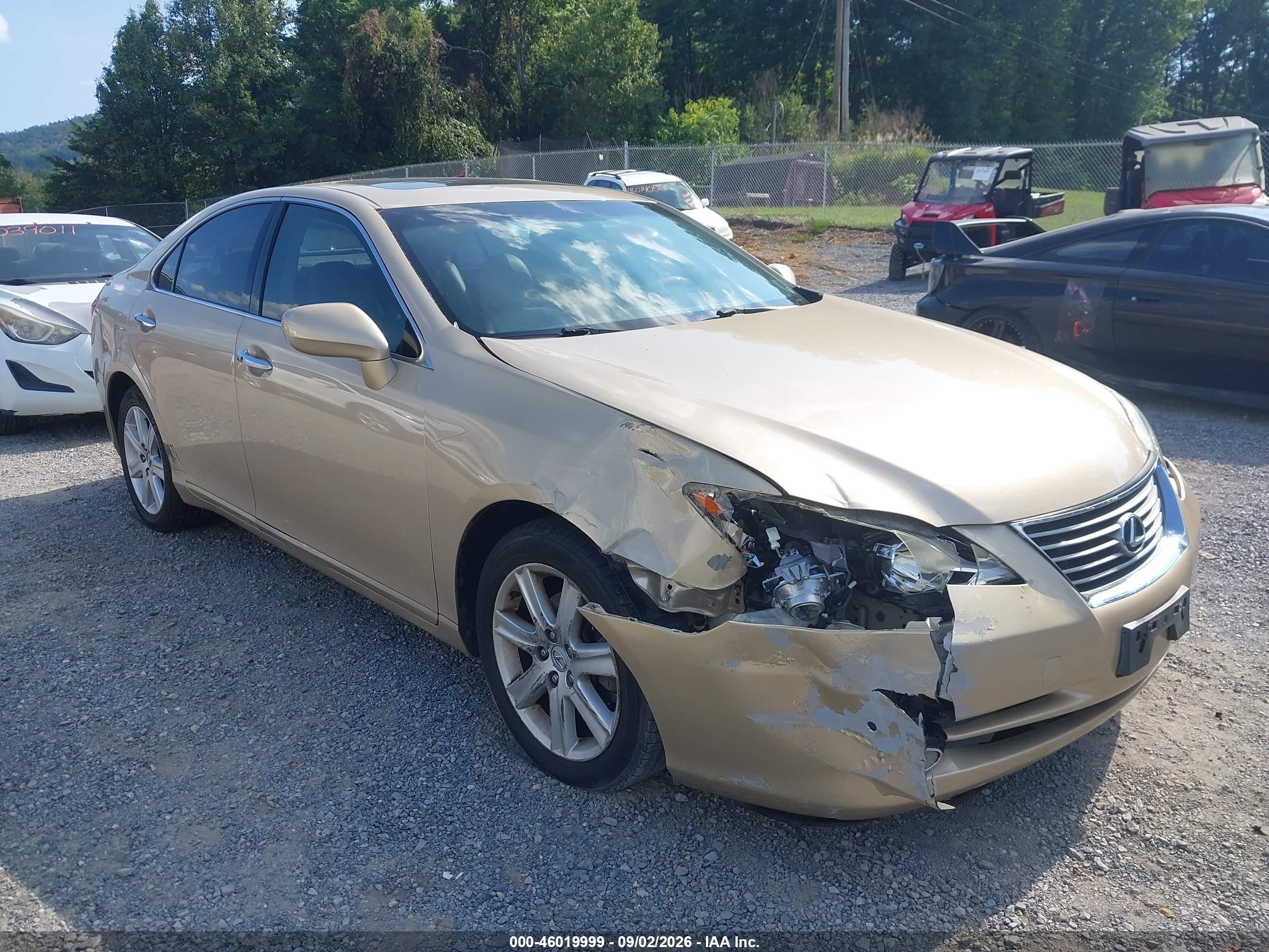 2009 Lexus Es 350   Gold vin: JTHBJ46G492311772