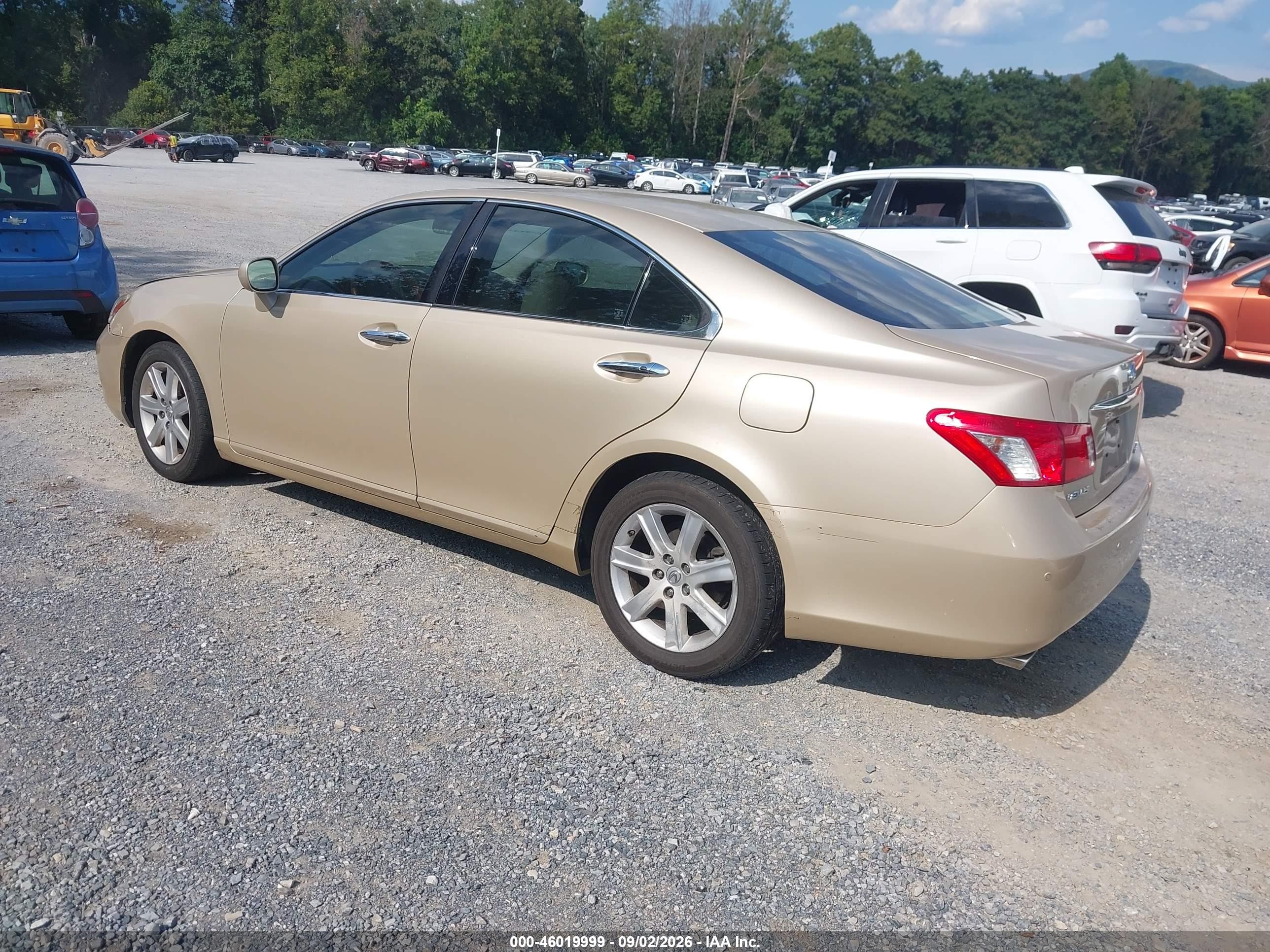 2009 Lexus Es 350   Gold vin: JTHBJ46G492311772