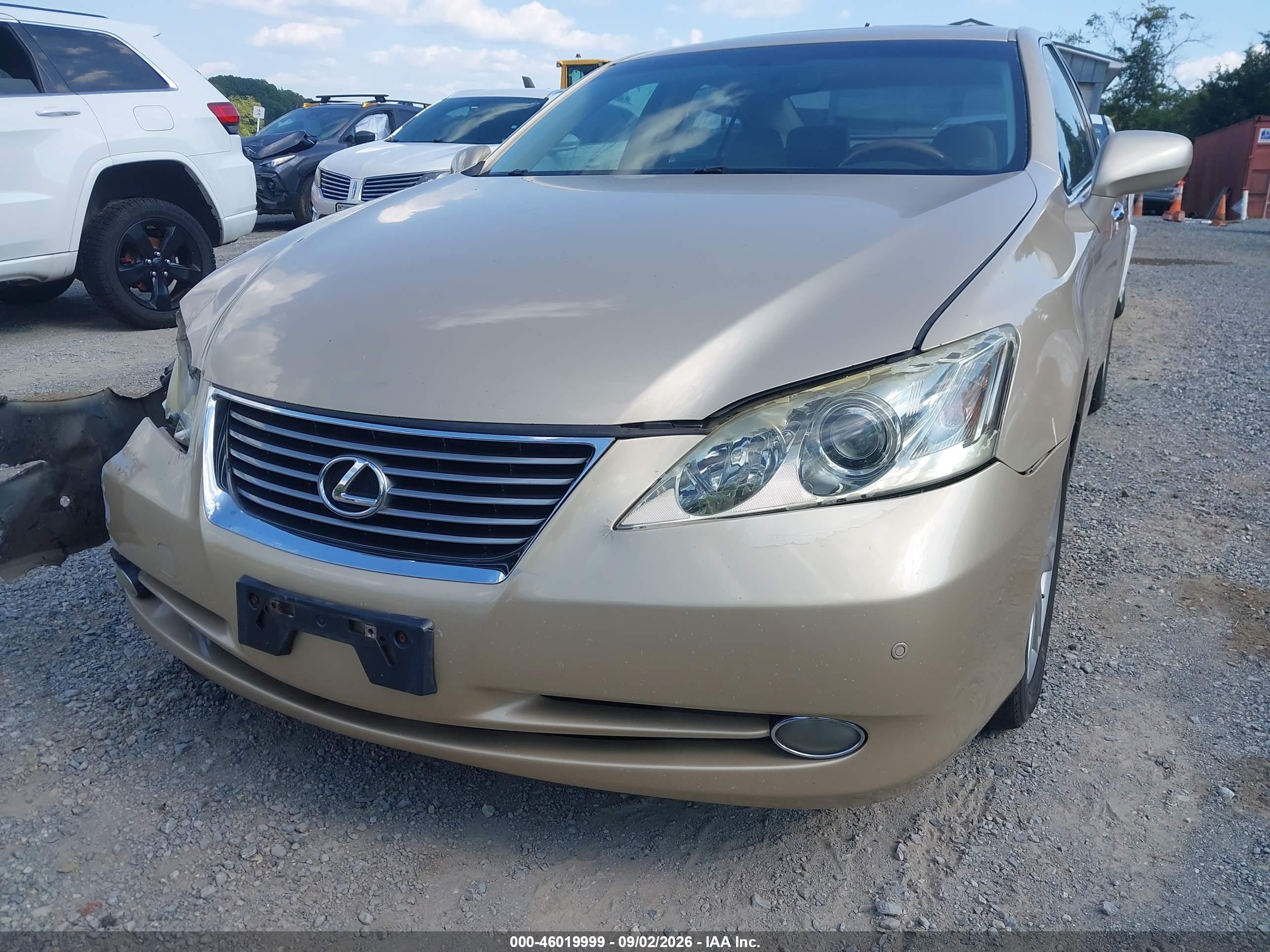 2009 Lexus Es 350   Gold vin: JTHBJ46G492311772