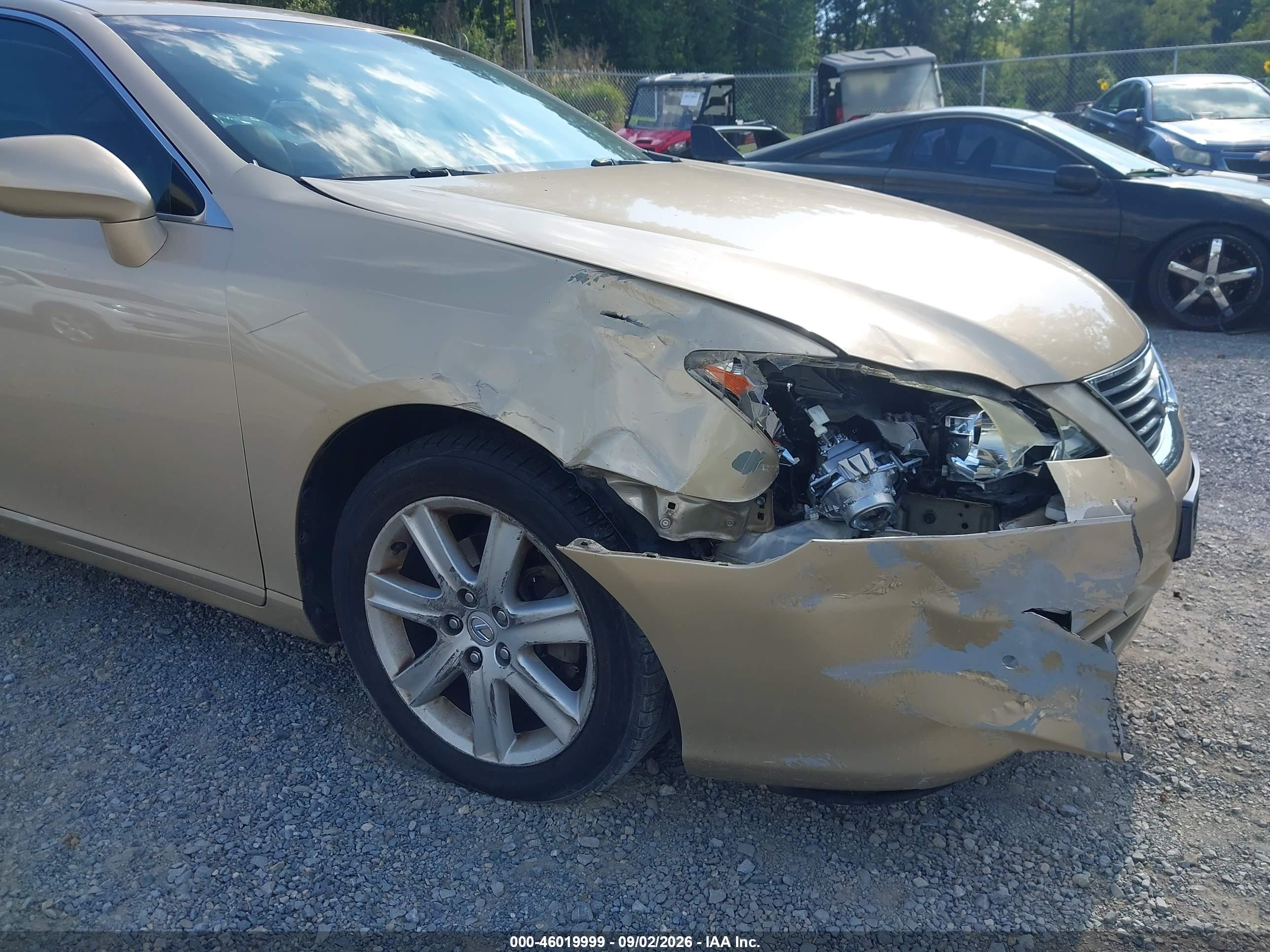 2009 Lexus Es 350   Gold vin: JTHBJ46G492311772