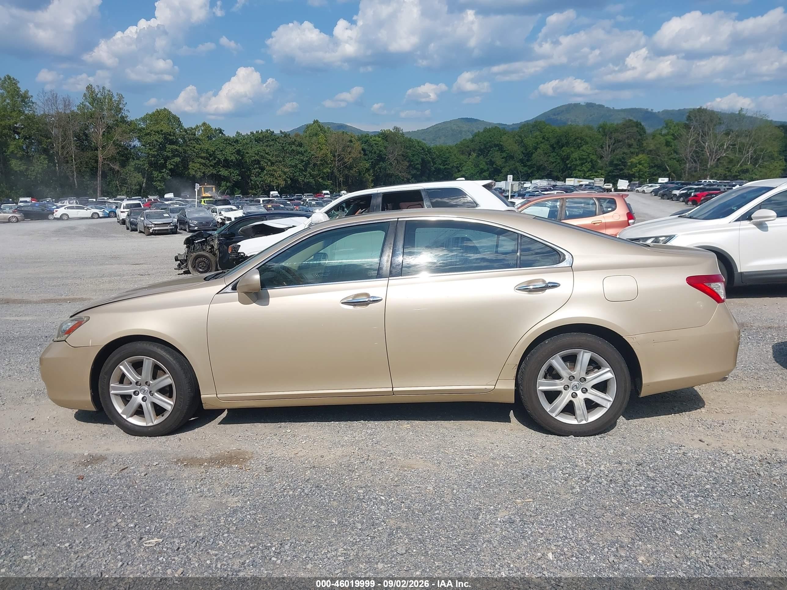 2009 Lexus Es 350   Gold vin: JTHBJ46G492311772
