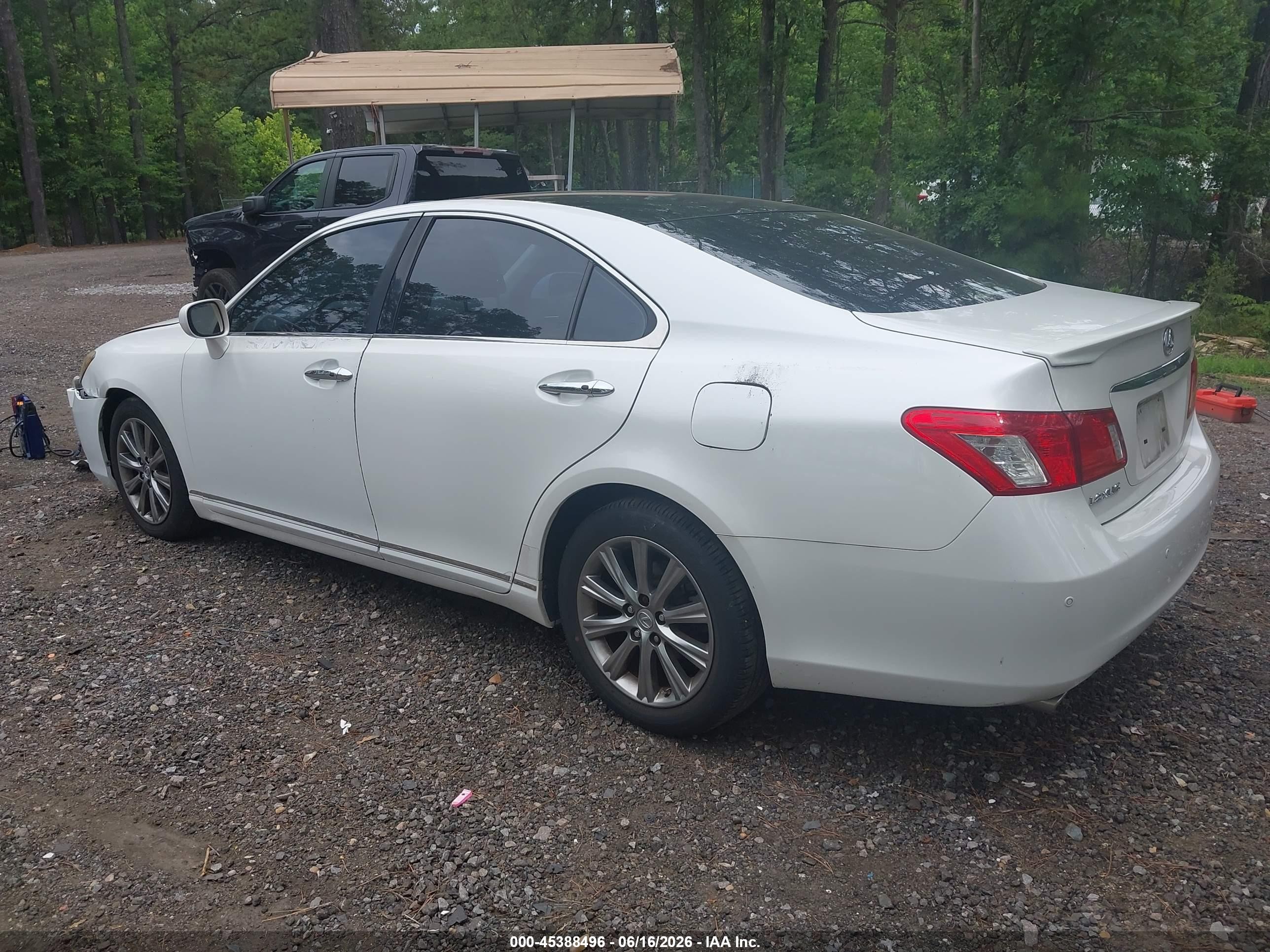 2009 Lexus Es 350   Белый vin: JTHBJ46G492333786