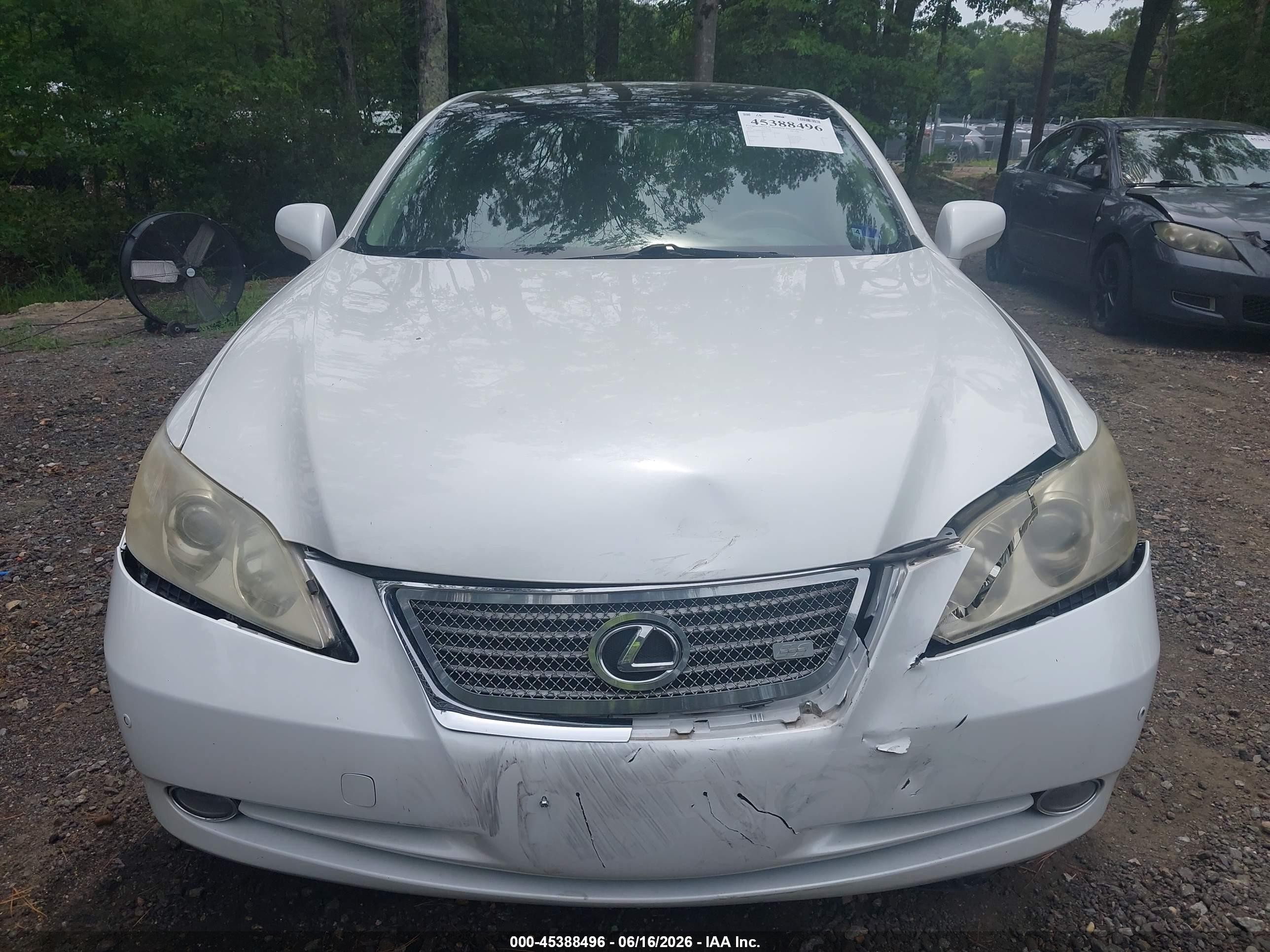 2009 Lexus Es 350   Белый vin: JTHBJ46G492333786
