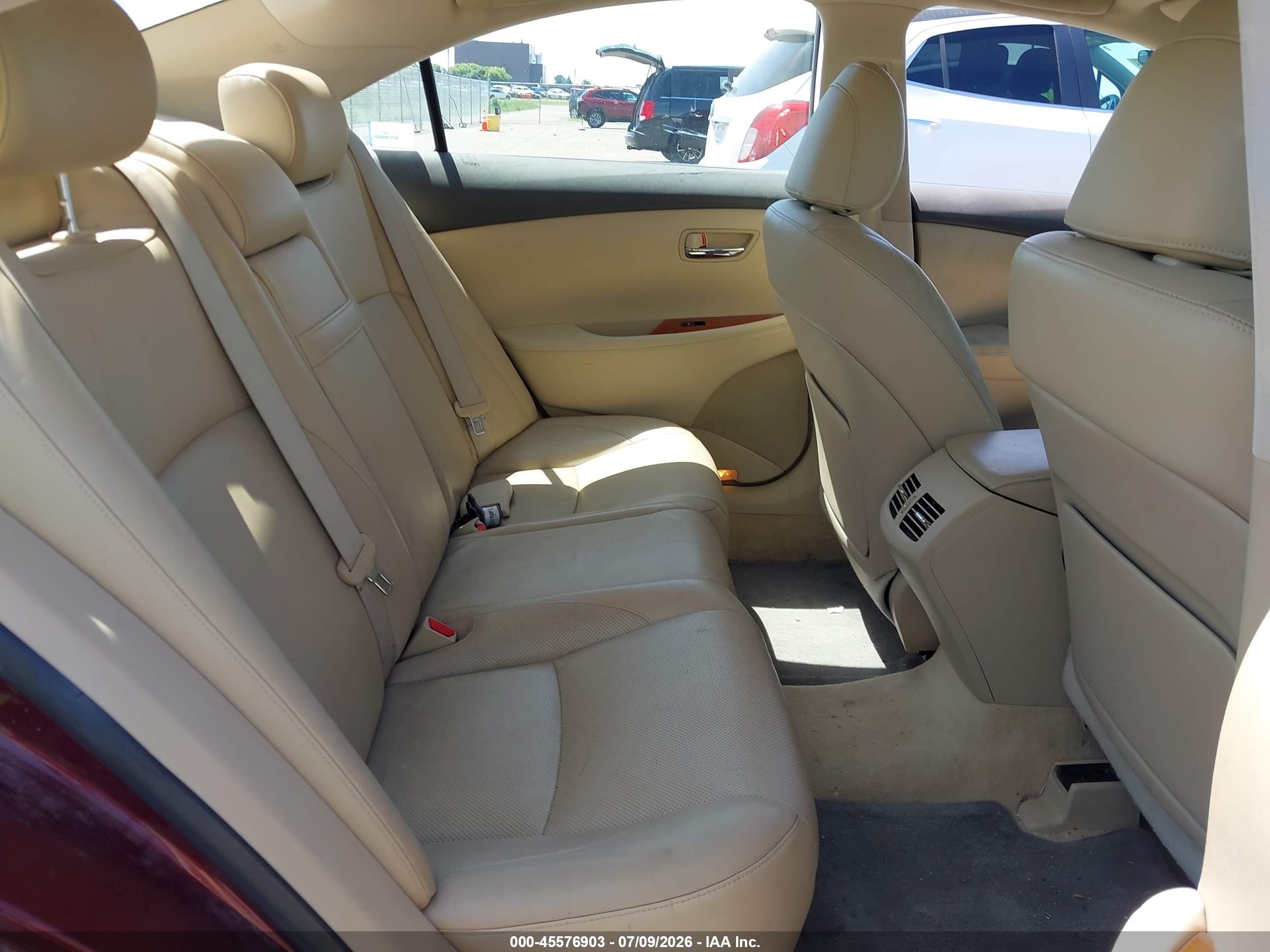 2007 Lexus Es 350   Burgundy vin: JTHBJ46G572003877