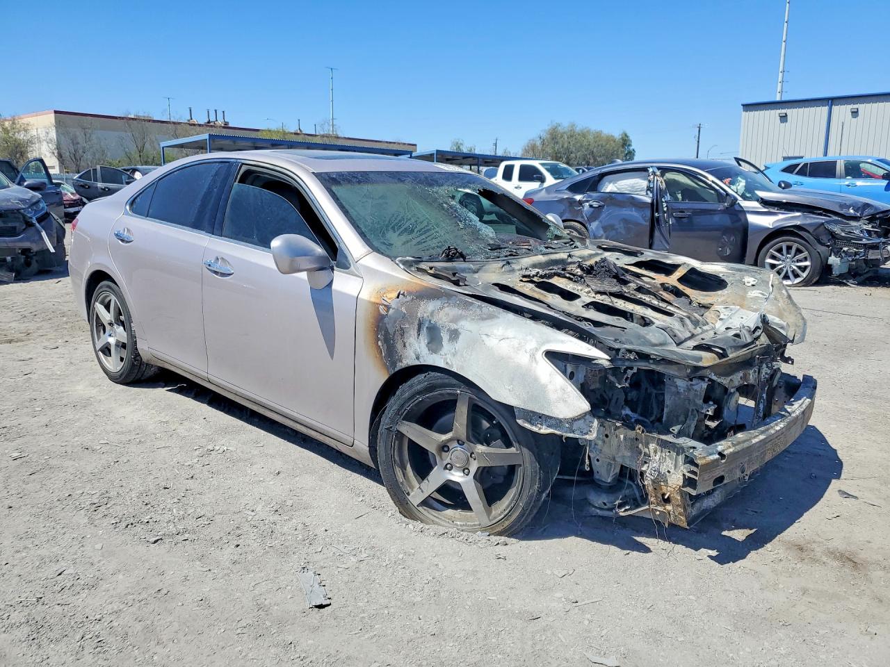 2007 Lexus Es 350 Silver vin: JTHBJ46G572011462