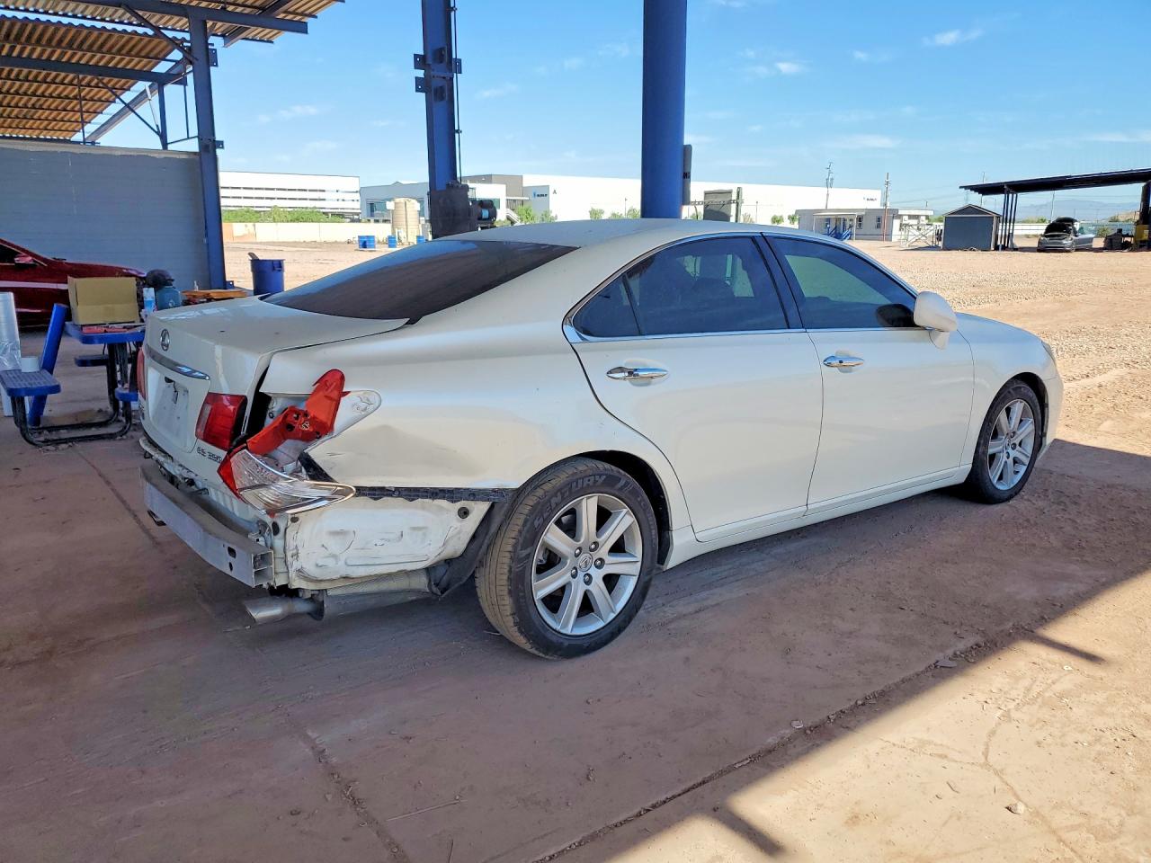 2007 Lexus Es White vin: JTHBJ46G572013146