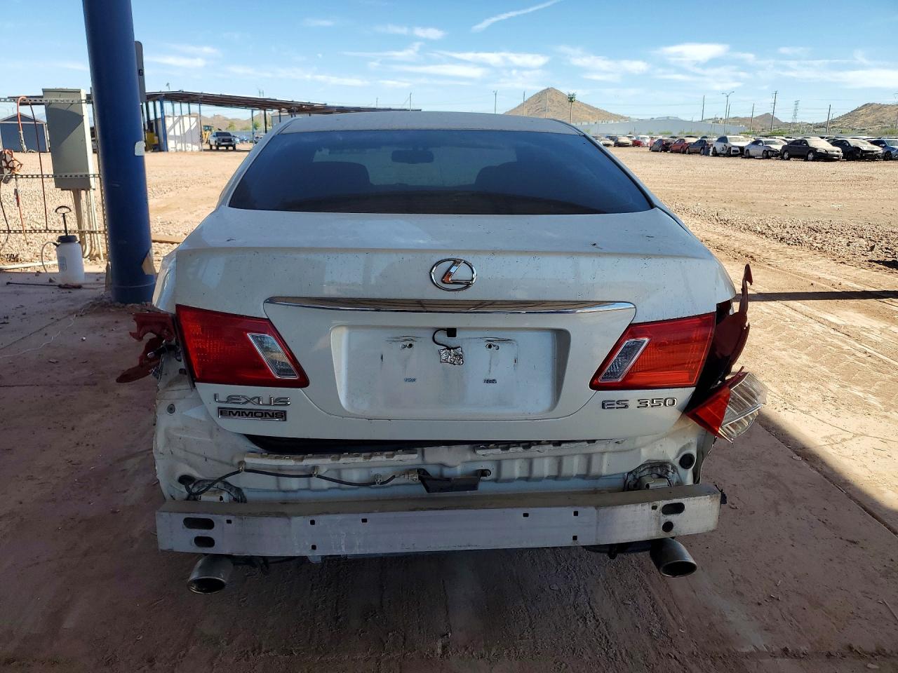2007 Lexus Es White vin: JTHBJ46G572013146