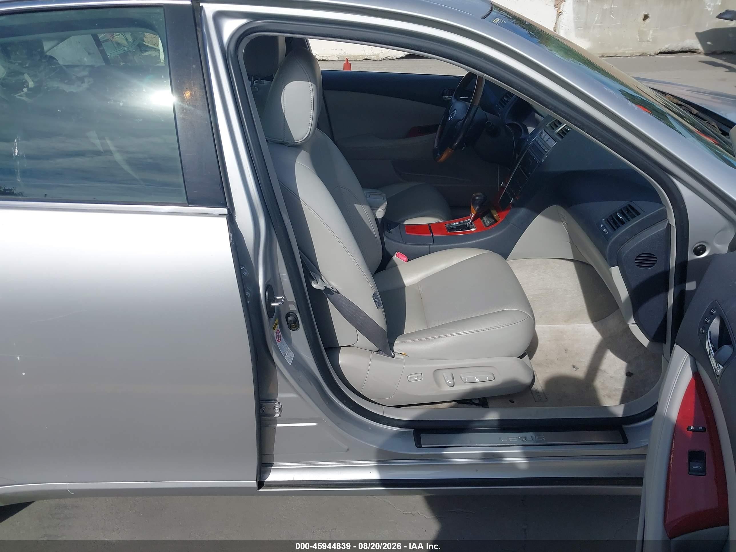 2007 Lexus Es 350   Gray vin: JTHBJ46G572015284