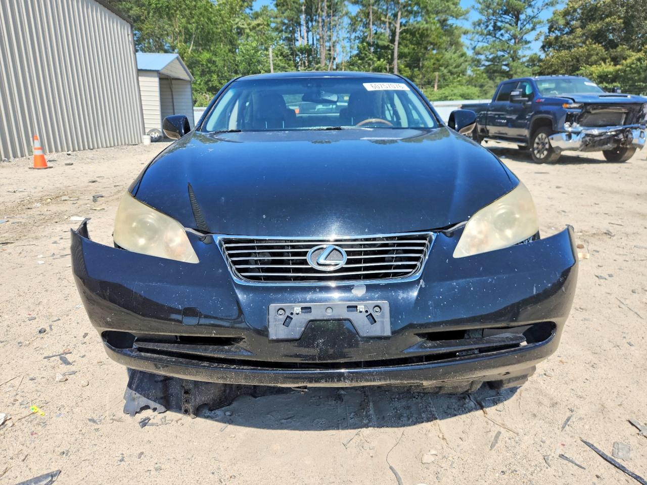 2007 Lexus Es 350 Black vin: JTHBJ46G572016290