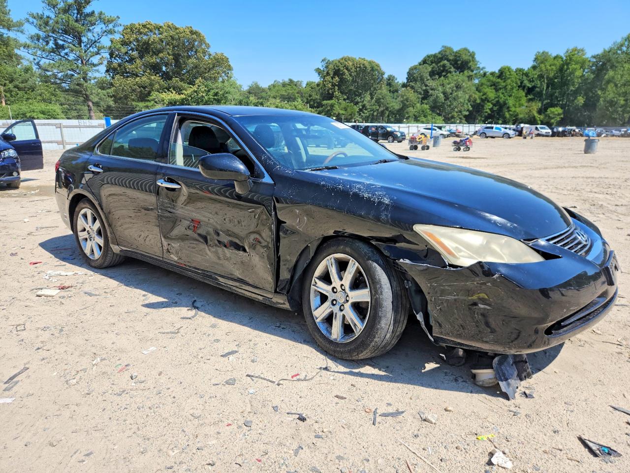 2007 Lexus Es 350 Black vin: JTHBJ46G572016290