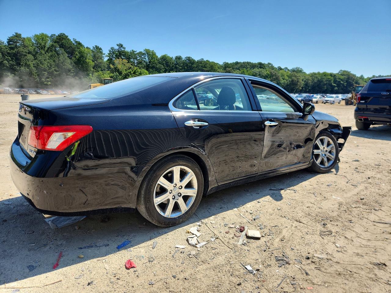 2007 Lexus Es 350 Black vin: JTHBJ46G572016290