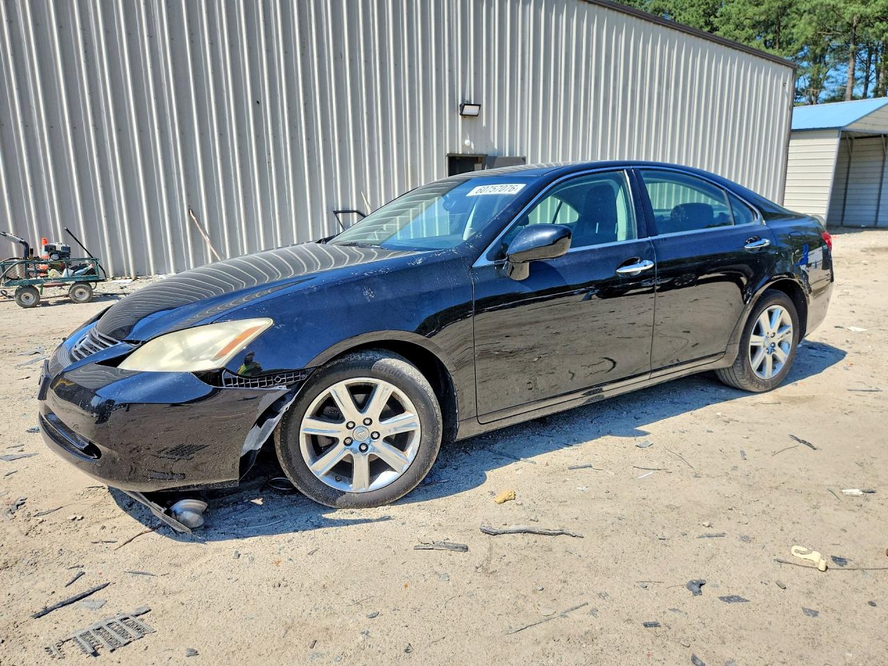 2007 Lexus Es 350 Black vin: JTHBJ46G572016290