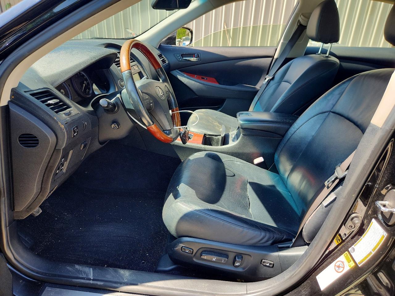 2007 Lexus Es 350 Black vin: JTHBJ46G572016290