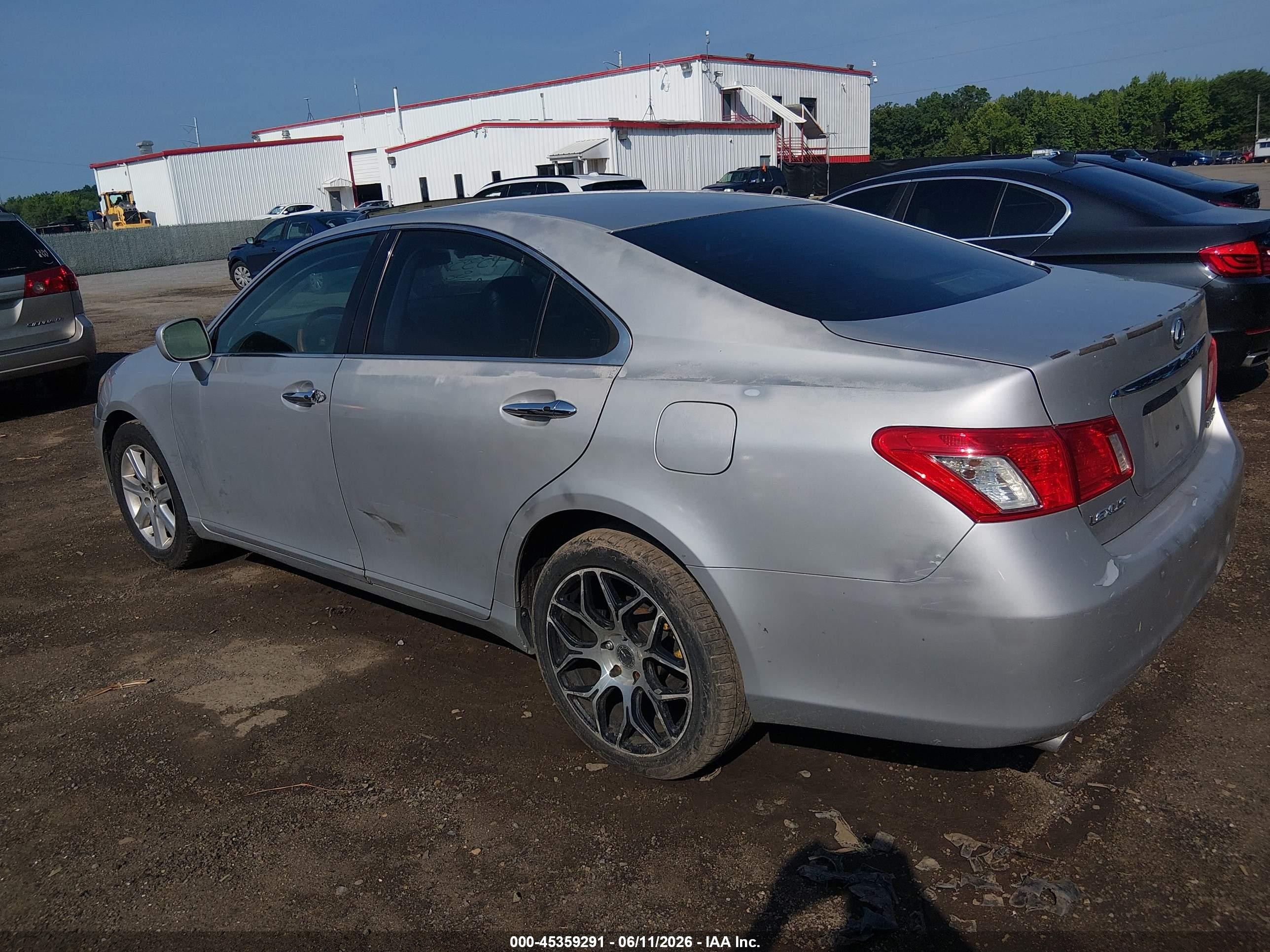 2007 Lexus Es 350   Silver vin: JTHBJ46G572022820