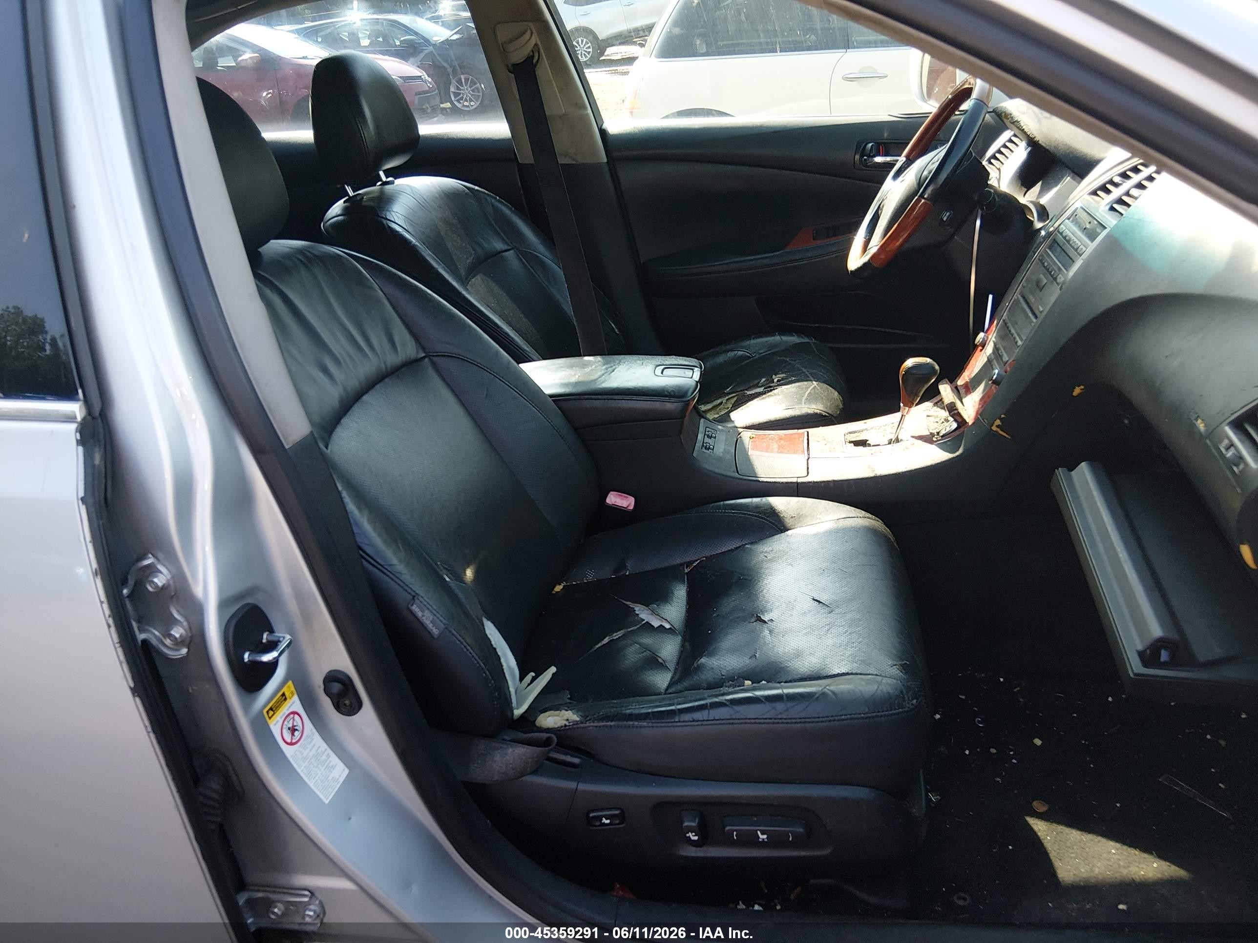 2007 Lexus Es 350   Silver vin: JTHBJ46G572022820