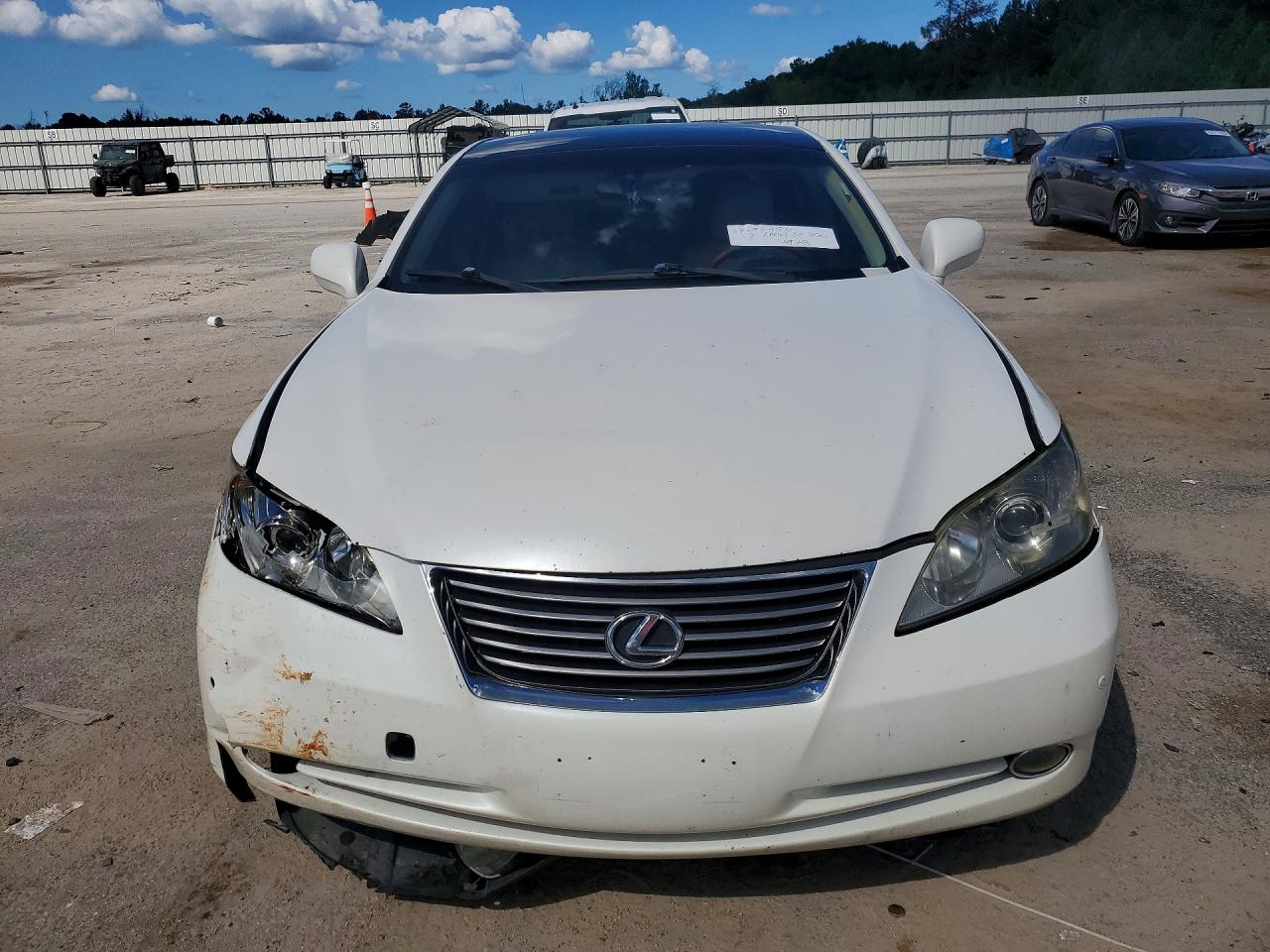 2007 Lexus Es 350 White vin: JTHBJ46G572024972