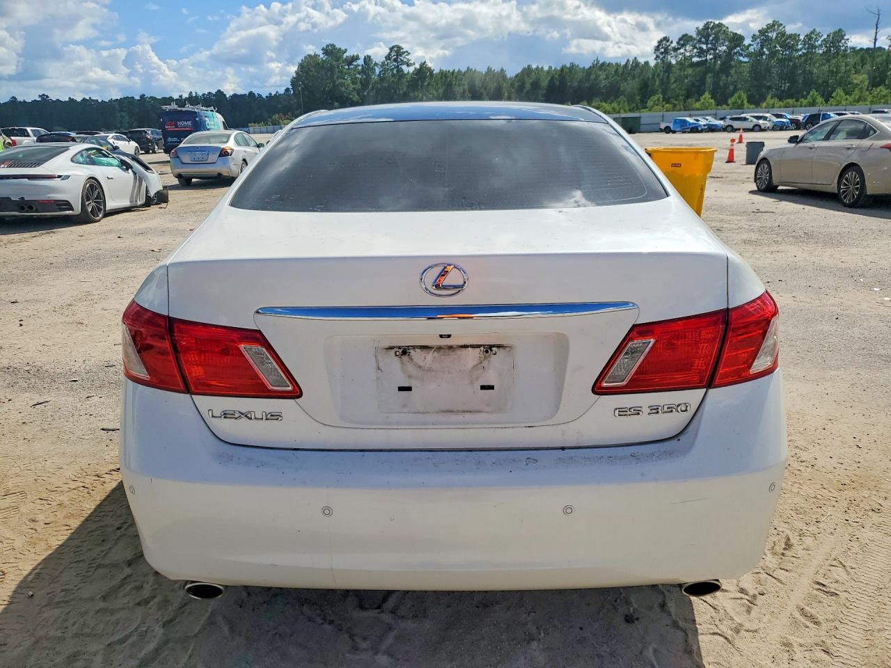 2007 Lexus Es 350 White vin: JTHBJ46G572024972