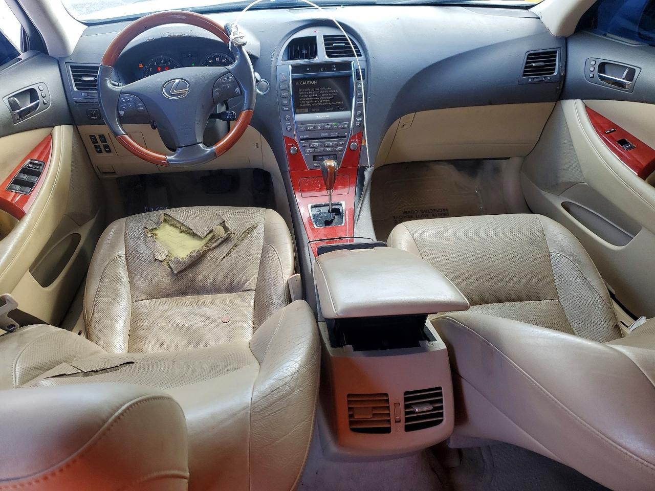 2007 Lexus Es 350 White vin: JTHBJ46G572024972