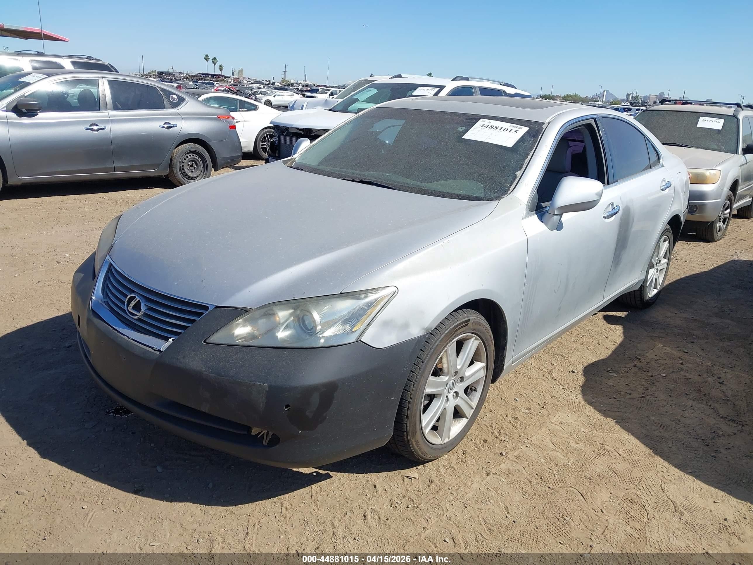 2007 Lexus Es 350   Silver vin: JTHBJ46G572031081