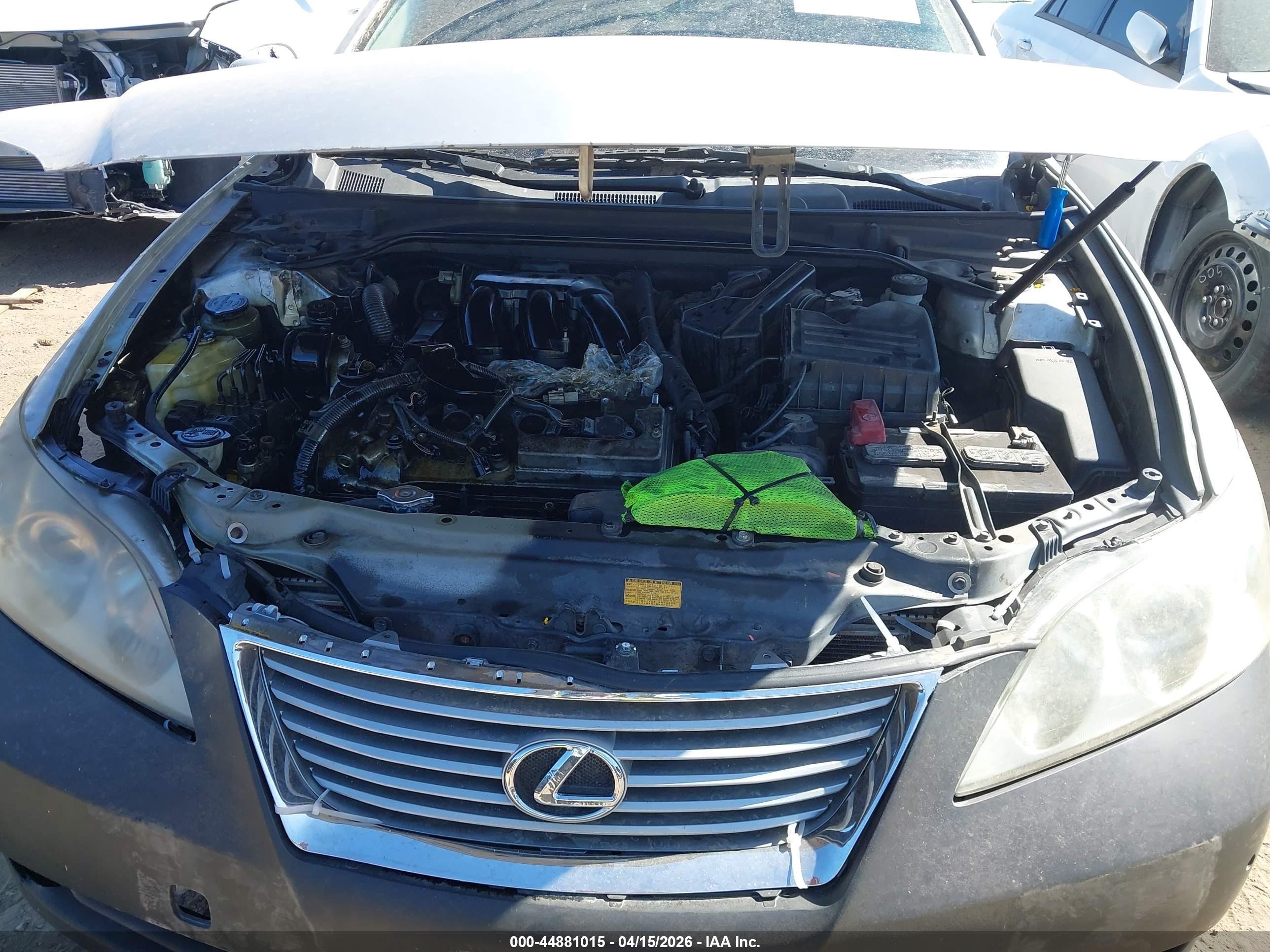 2007 Lexus Es 350   Silver vin: JTHBJ46G572031081
