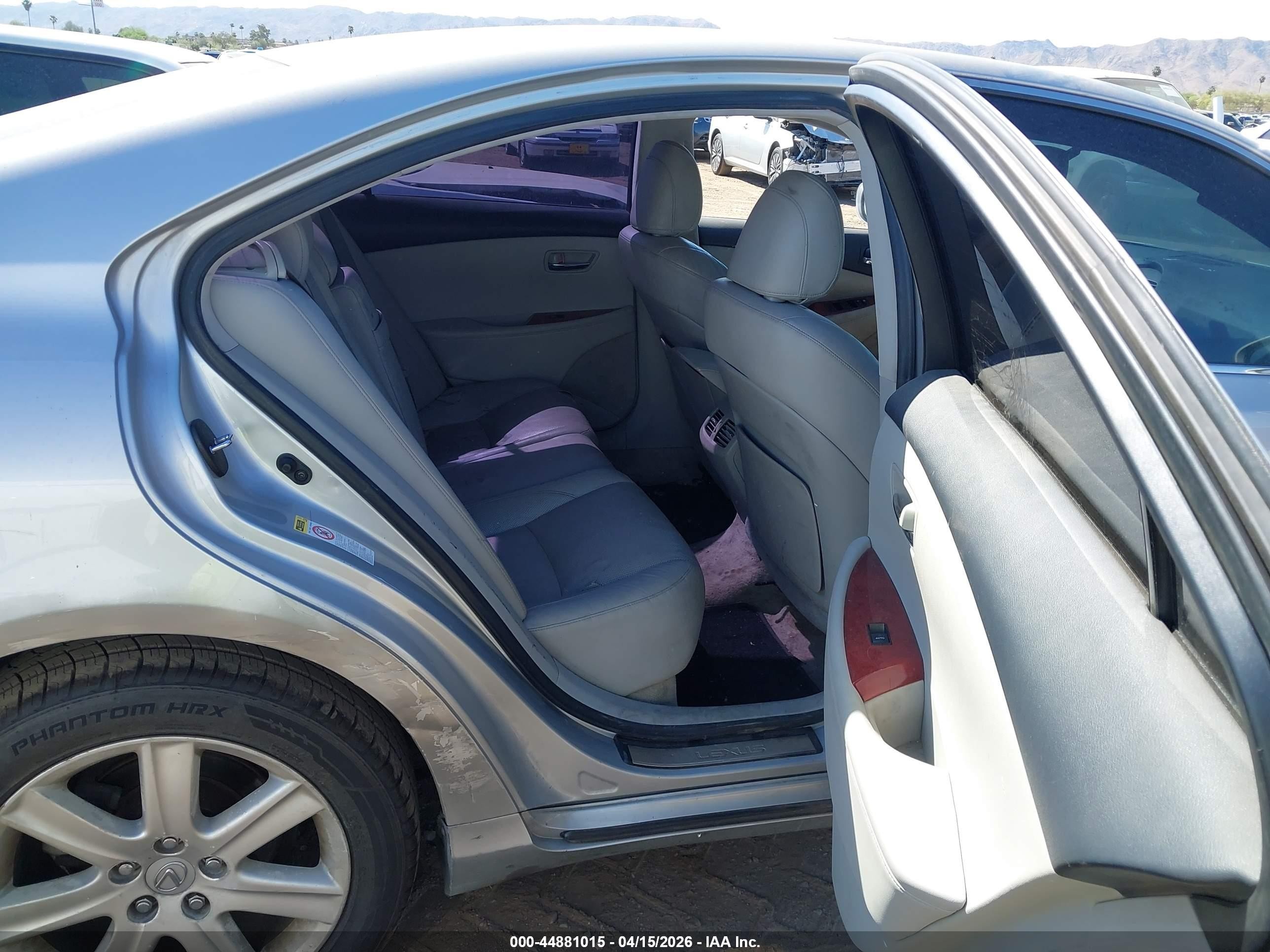 2007 Lexus Es 350   Silver vin: JTHBJ46G572031081