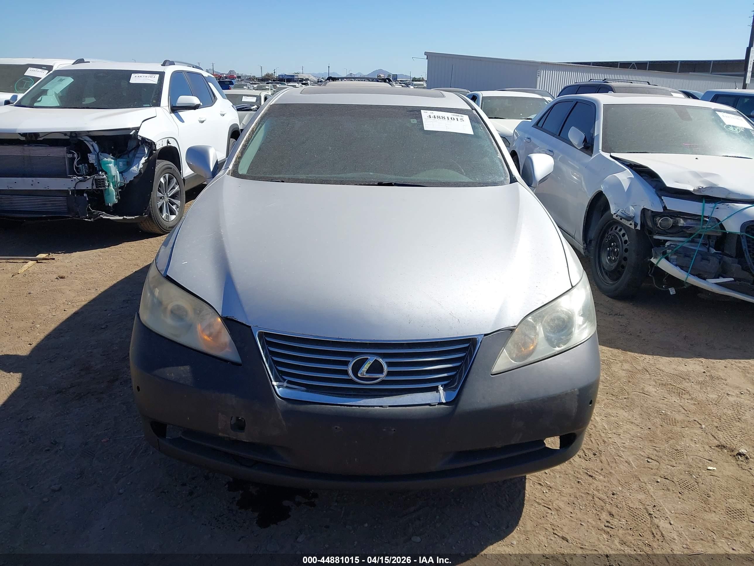 2007 Lexus Es 350   Silver vin: JTHBJ46G572031081