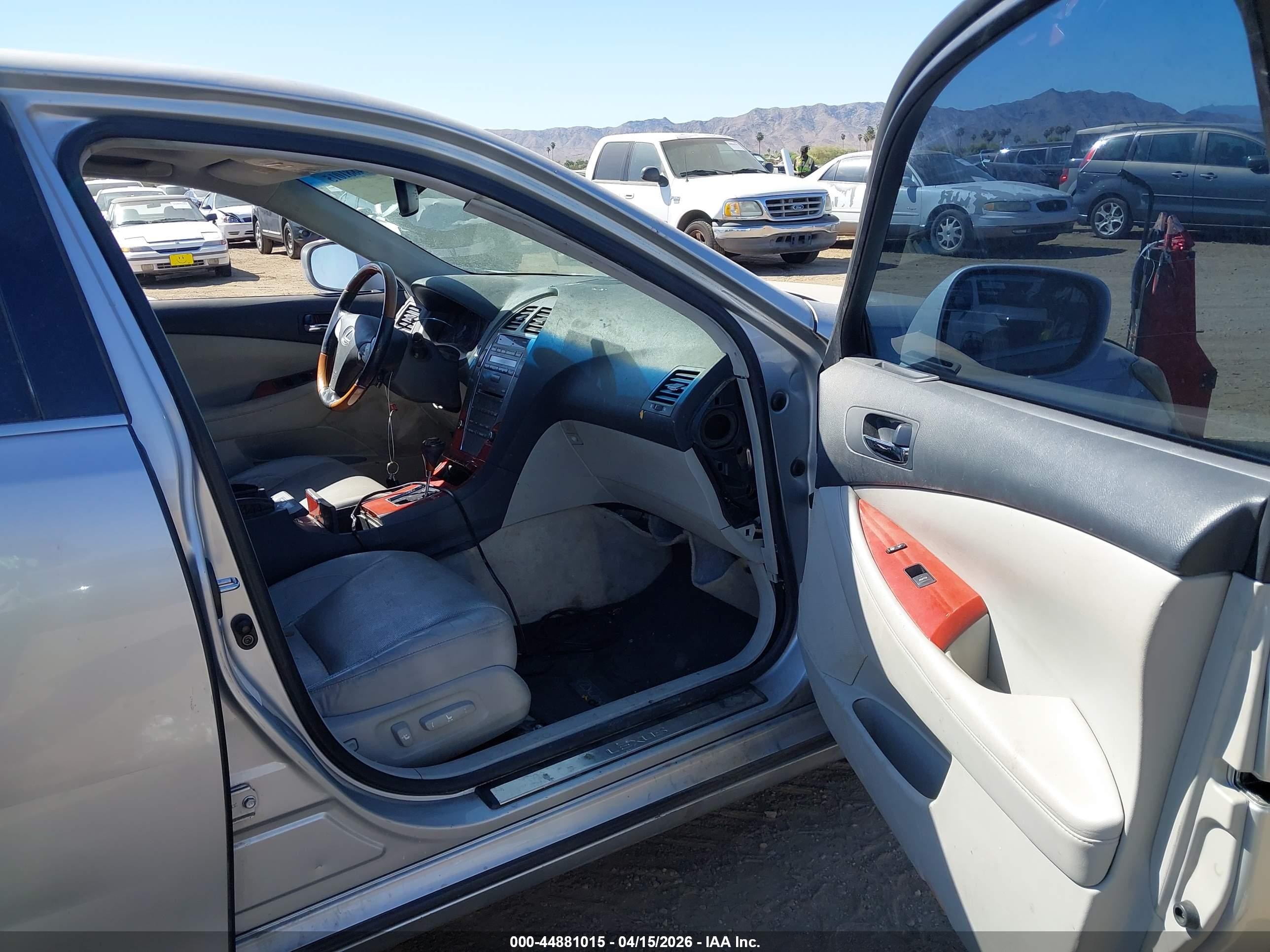 2007 Lexus Es 350   Silver vin: JTHBJ46G572031081