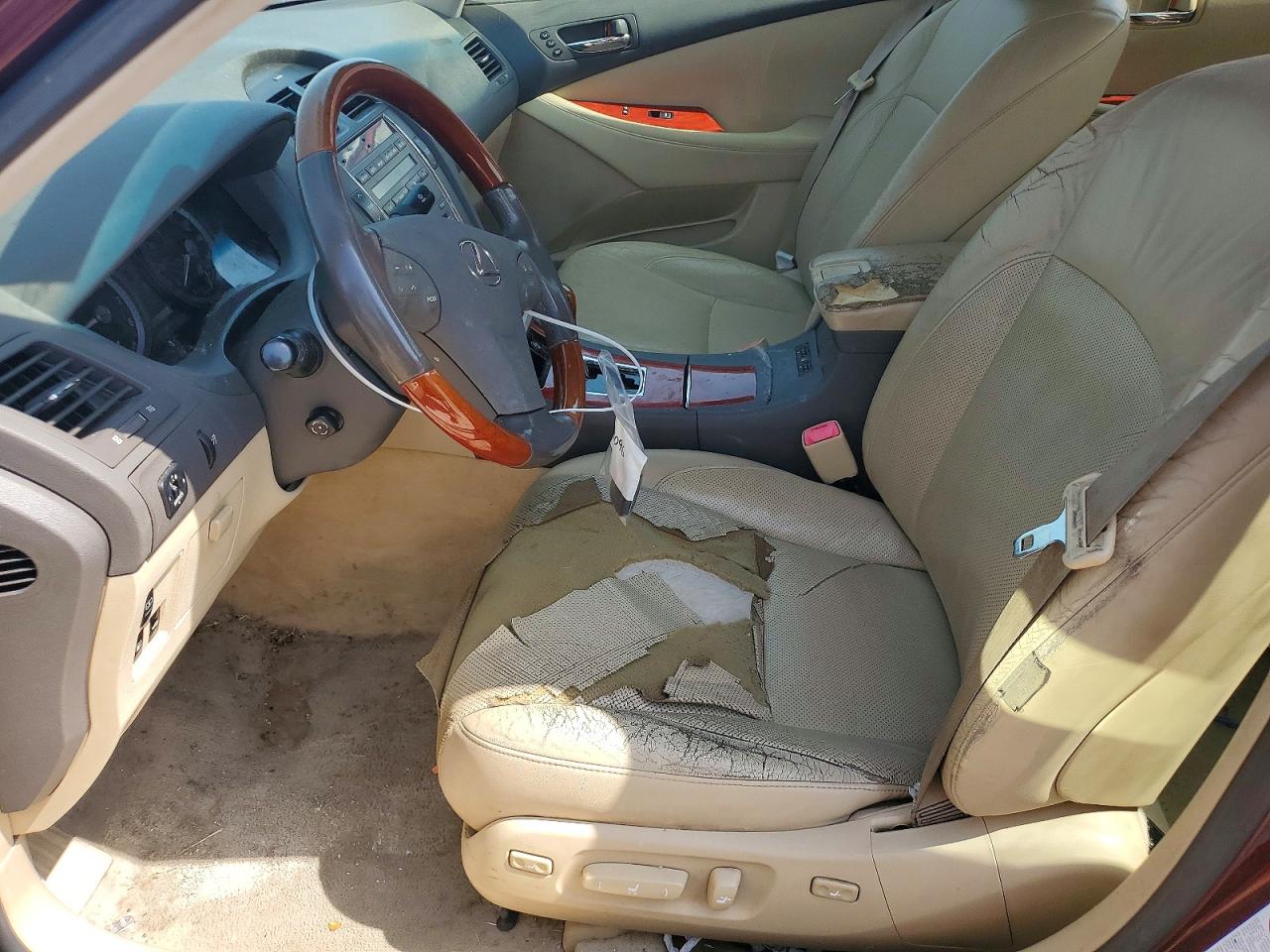 2007 Lexus Es 350 Burgundy vin: JTHBJ46G572036507
