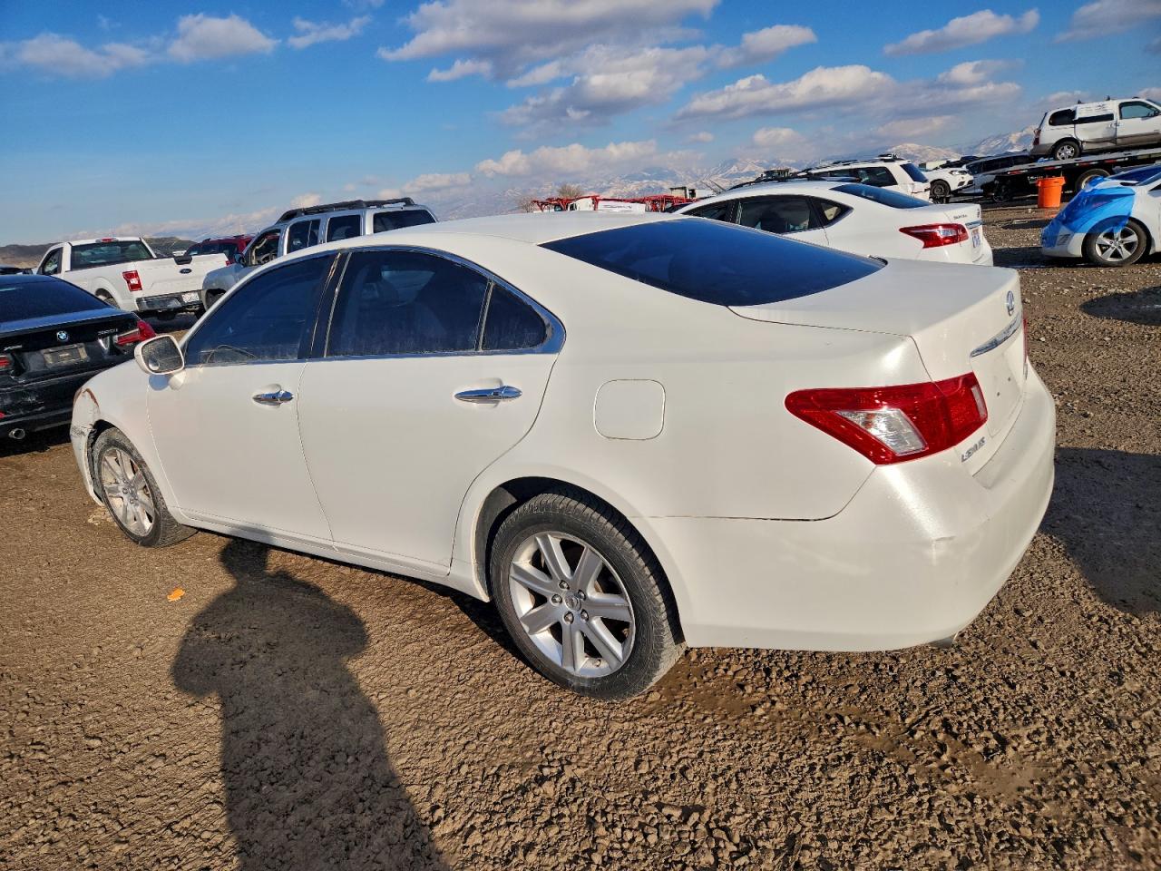 2007 Lexus Es 350 White vin: JTHBJ46G572037169