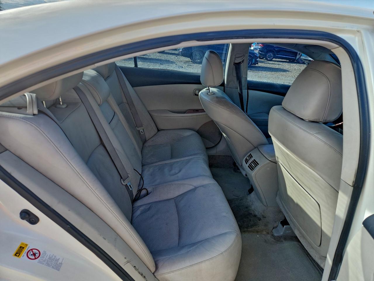 2007 Lexus Es 350 White vin: JTHBJ46G572037169