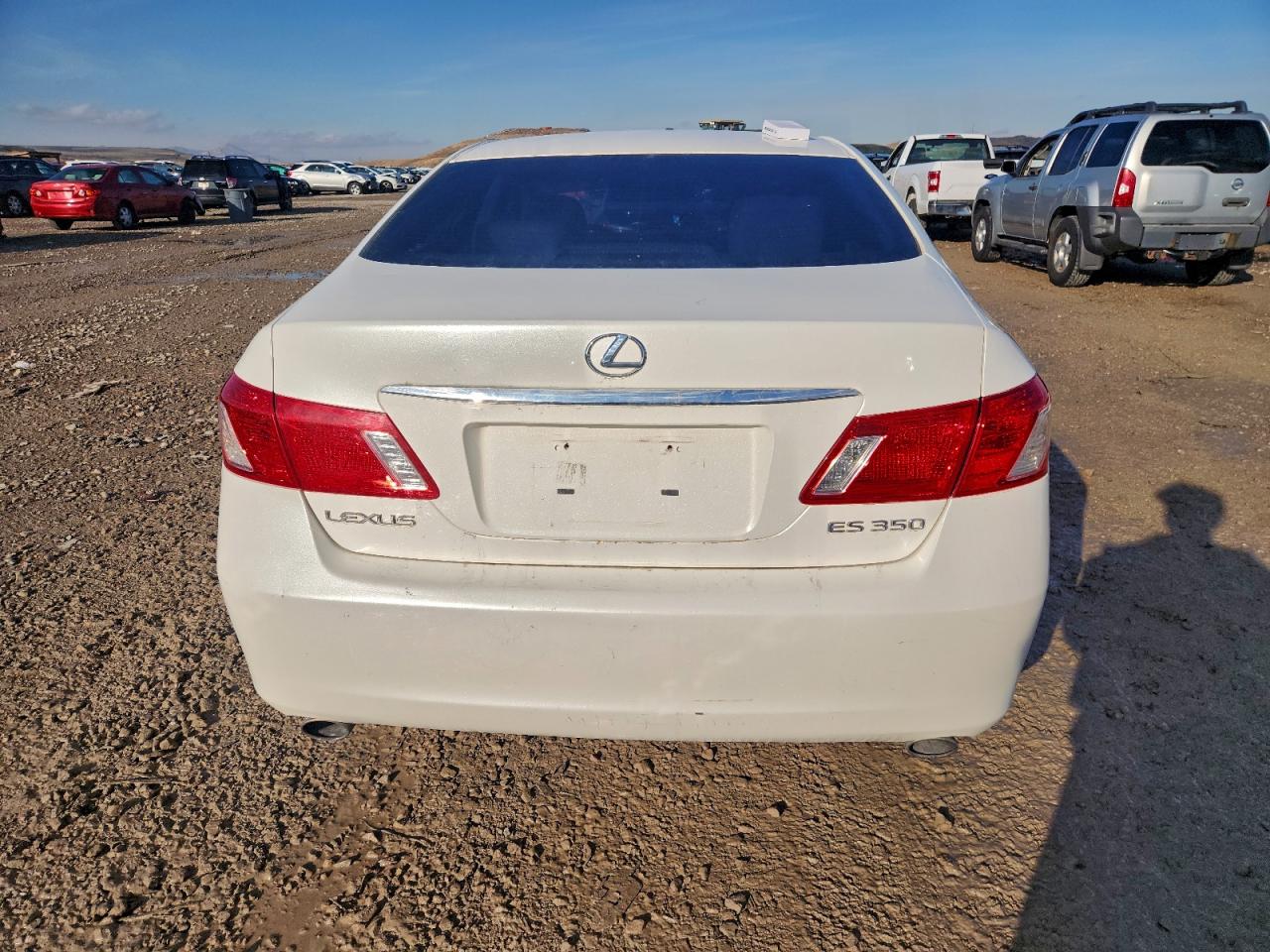 2007 Lexus Es 350 White vin: JTHBJ46G572037169