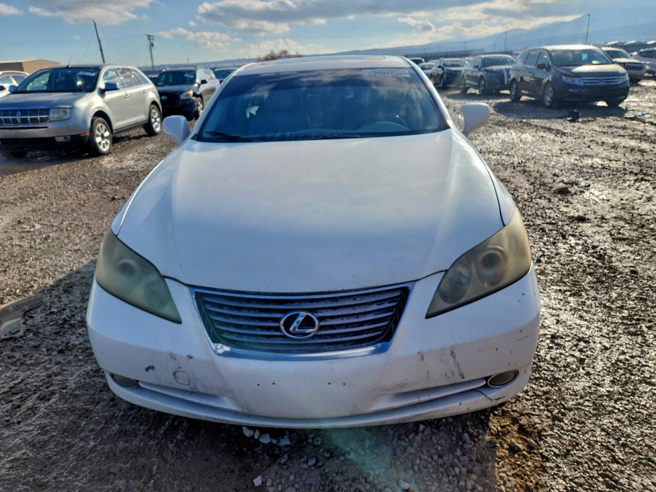 2007 Lexus Es 350 White vin: JTHBJ46G572037169