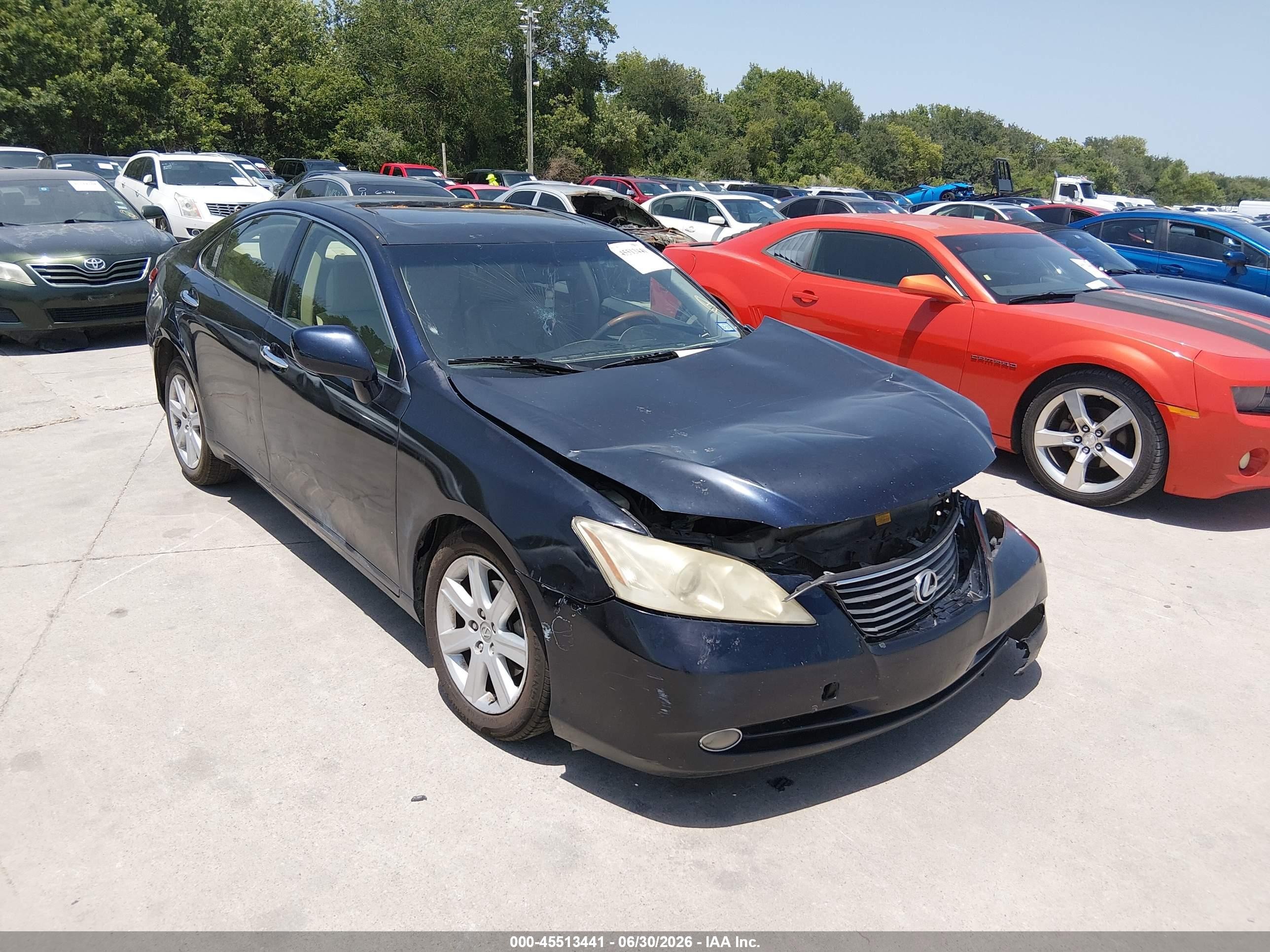 2007 Lexus Es 350   Blue vin: JTHBJ46G572045787