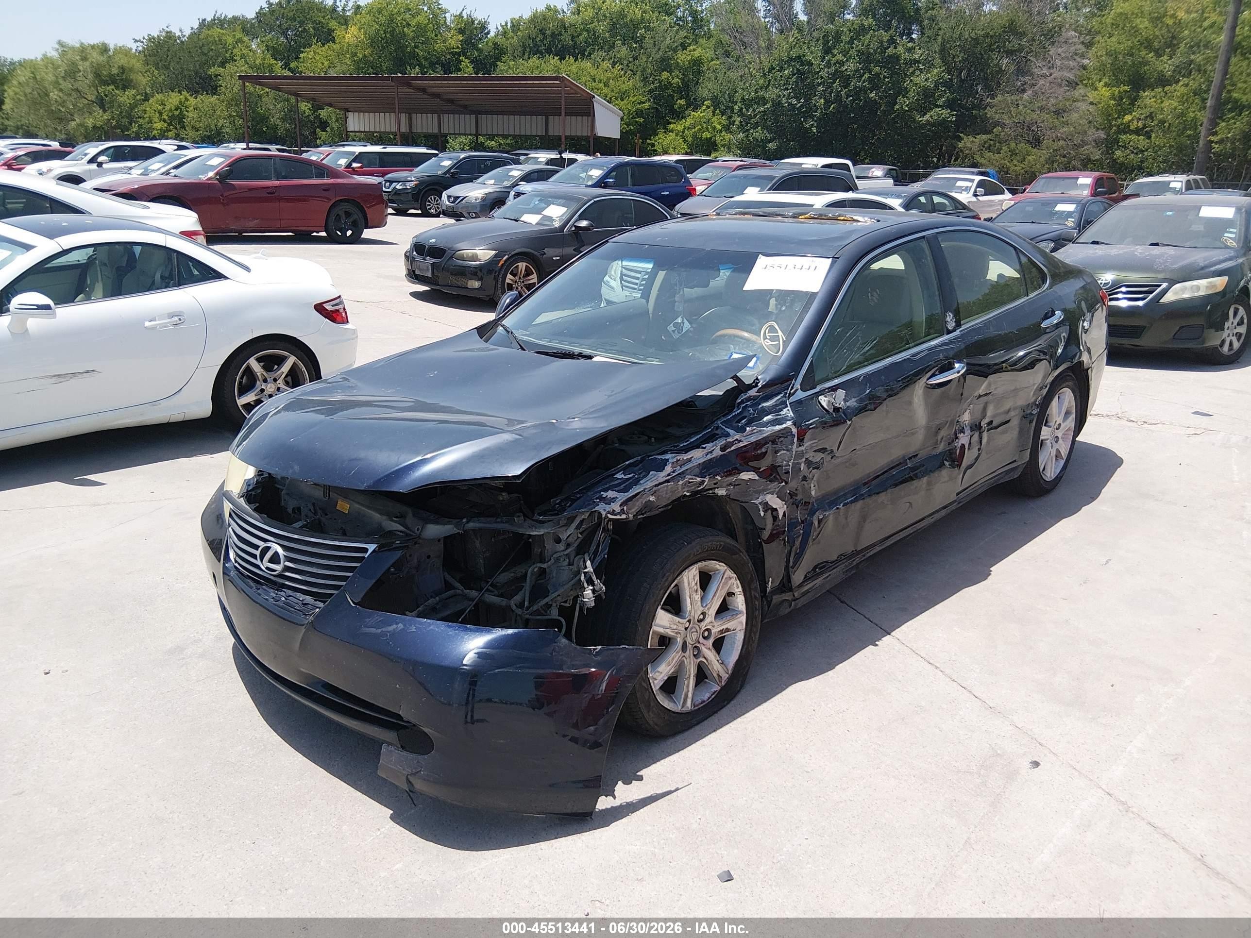 2007 Lexus Es 350   Blue vin: JTHBJ46G572045787