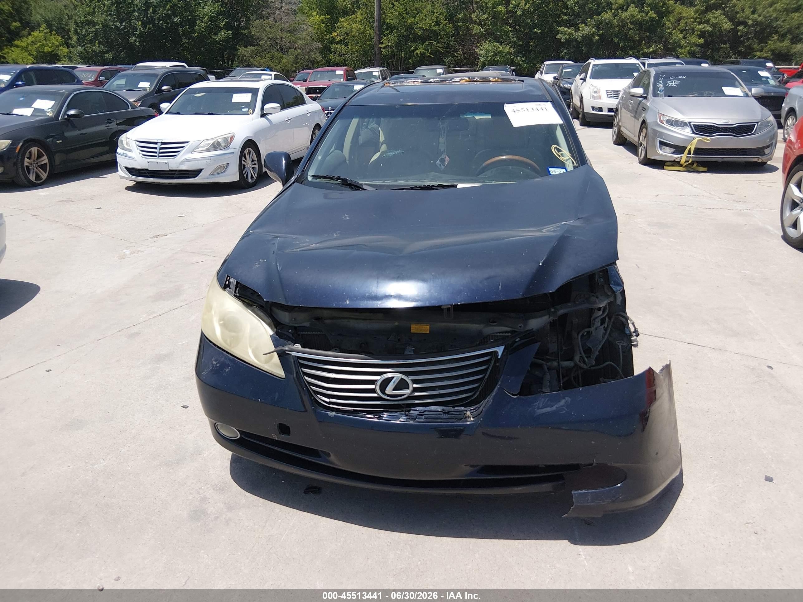 2007 Lexus Es 350   Blue vin: JTHBJ46G572045787