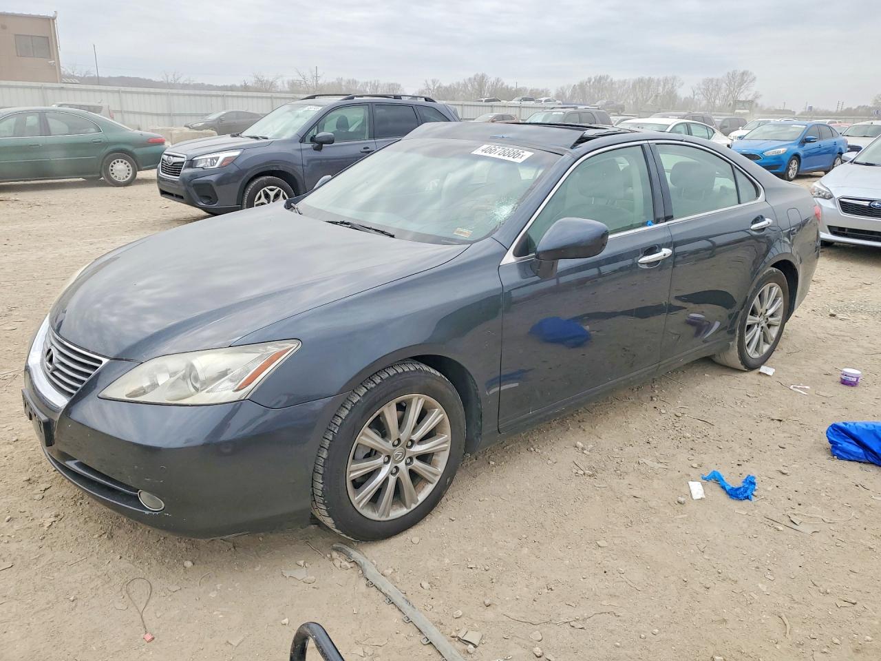 2007 Lexus Es 350 Base Gold vin: JTHBJ46G572045790
