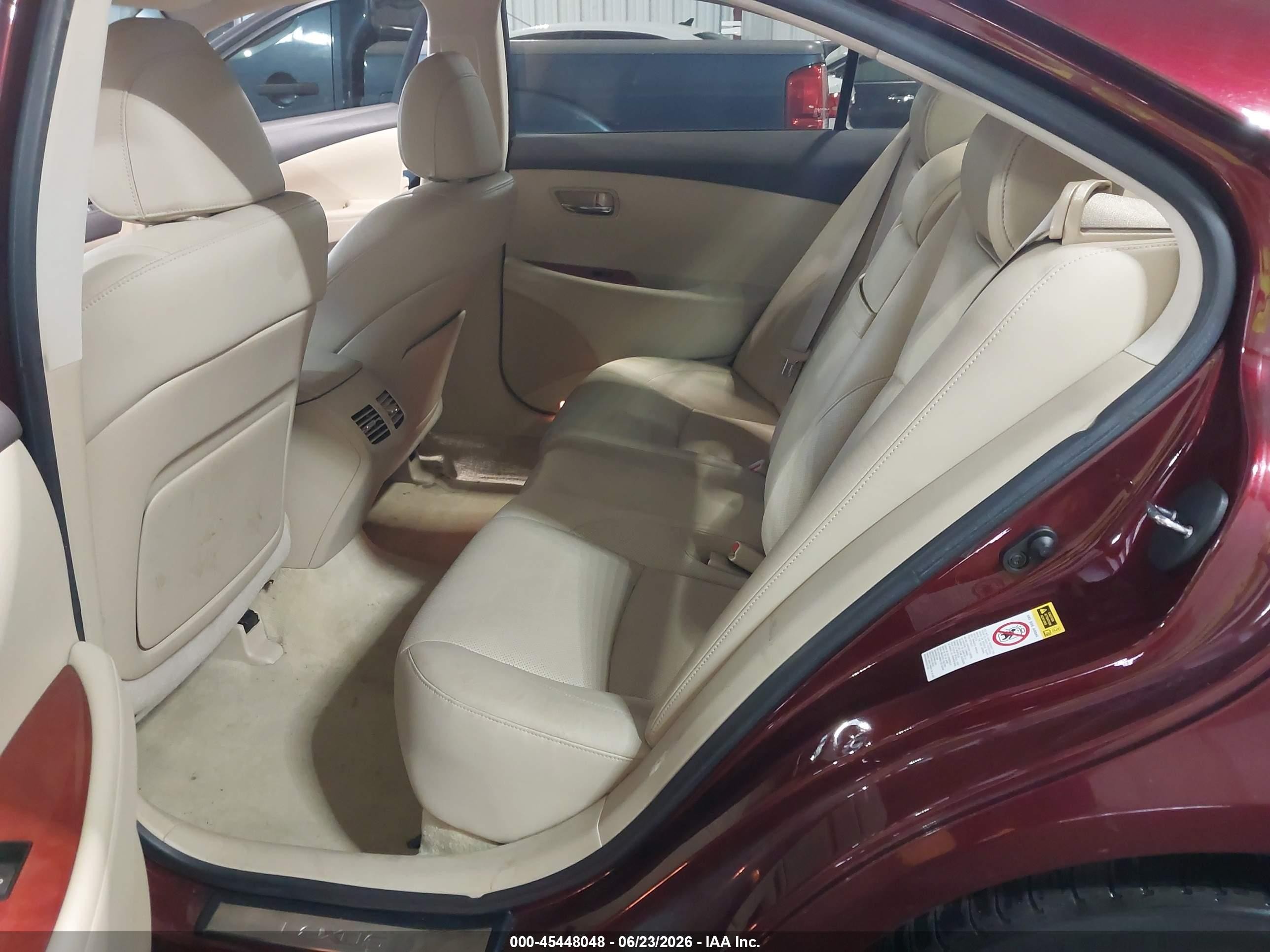 2007 Lexus Es 350   Burgundy vin: JTHBJ46G572047216