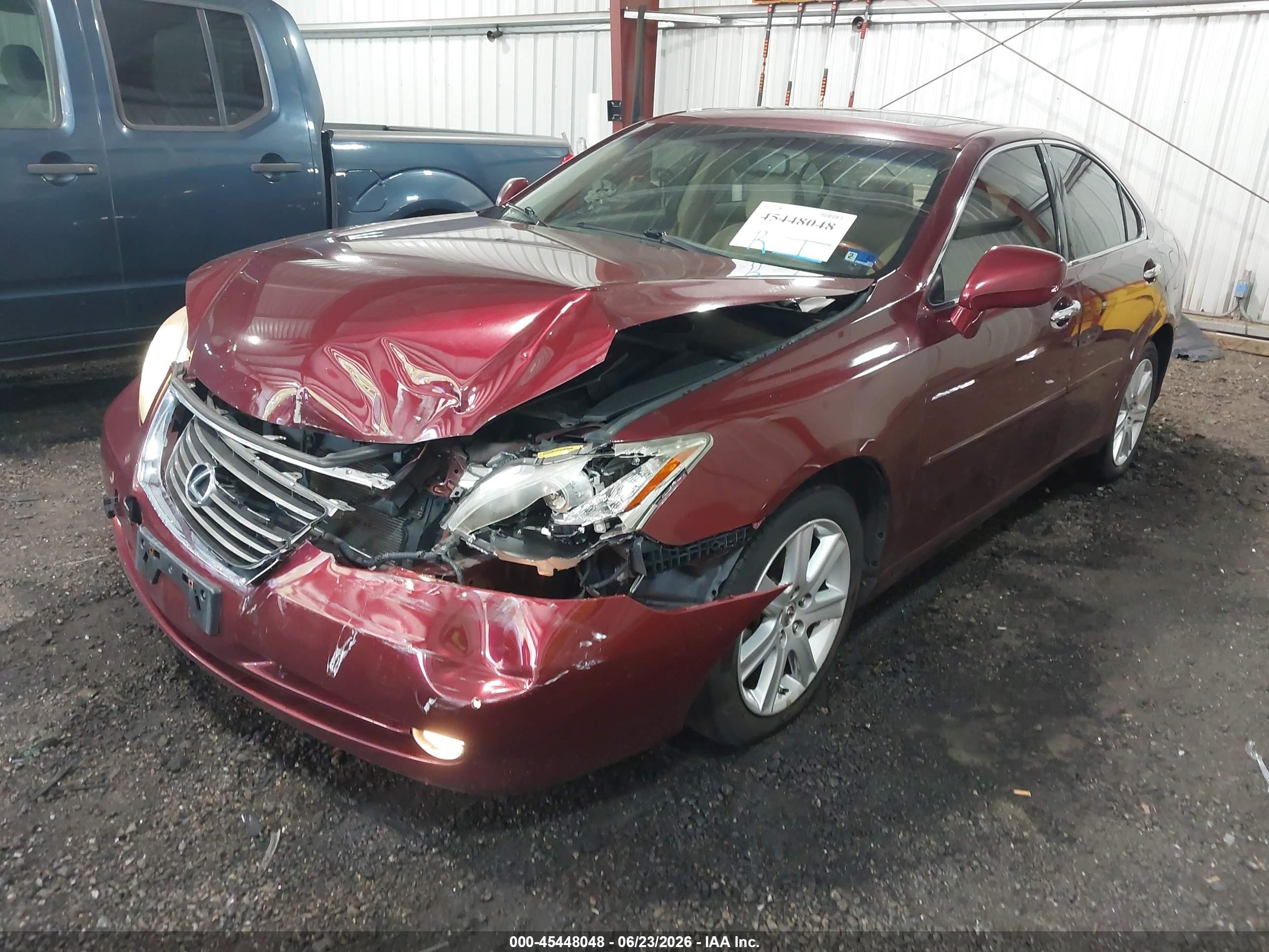 2007 Lexus Es 350   Burgundy vin: JTHBJ46G572047216