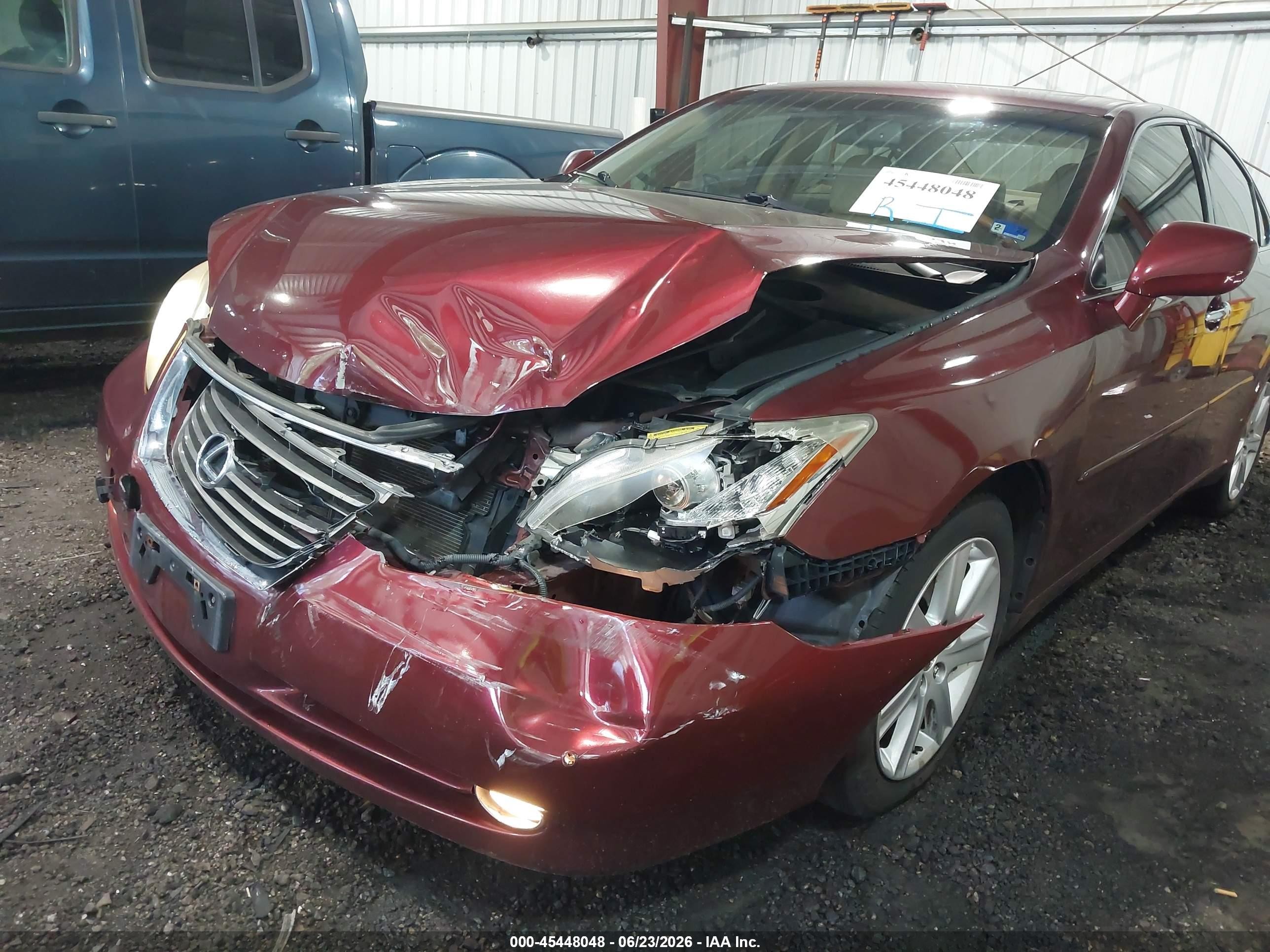 2007 Lexus Es 350   Burgundy vin: JTHBJ46G572047216