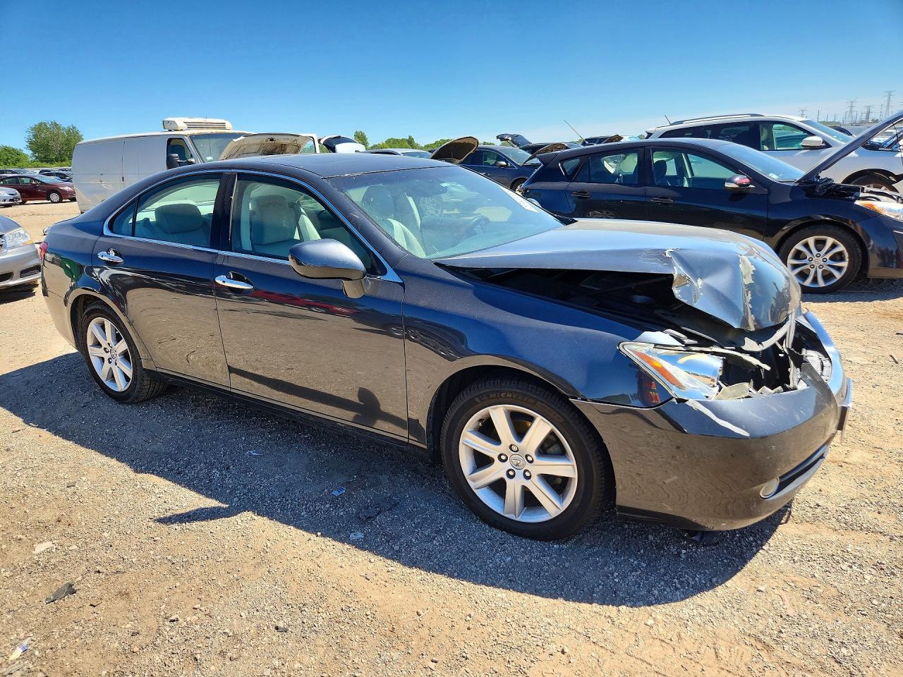 2007 Lexus Es 350 Gray vin: JTHBJ46G572053436