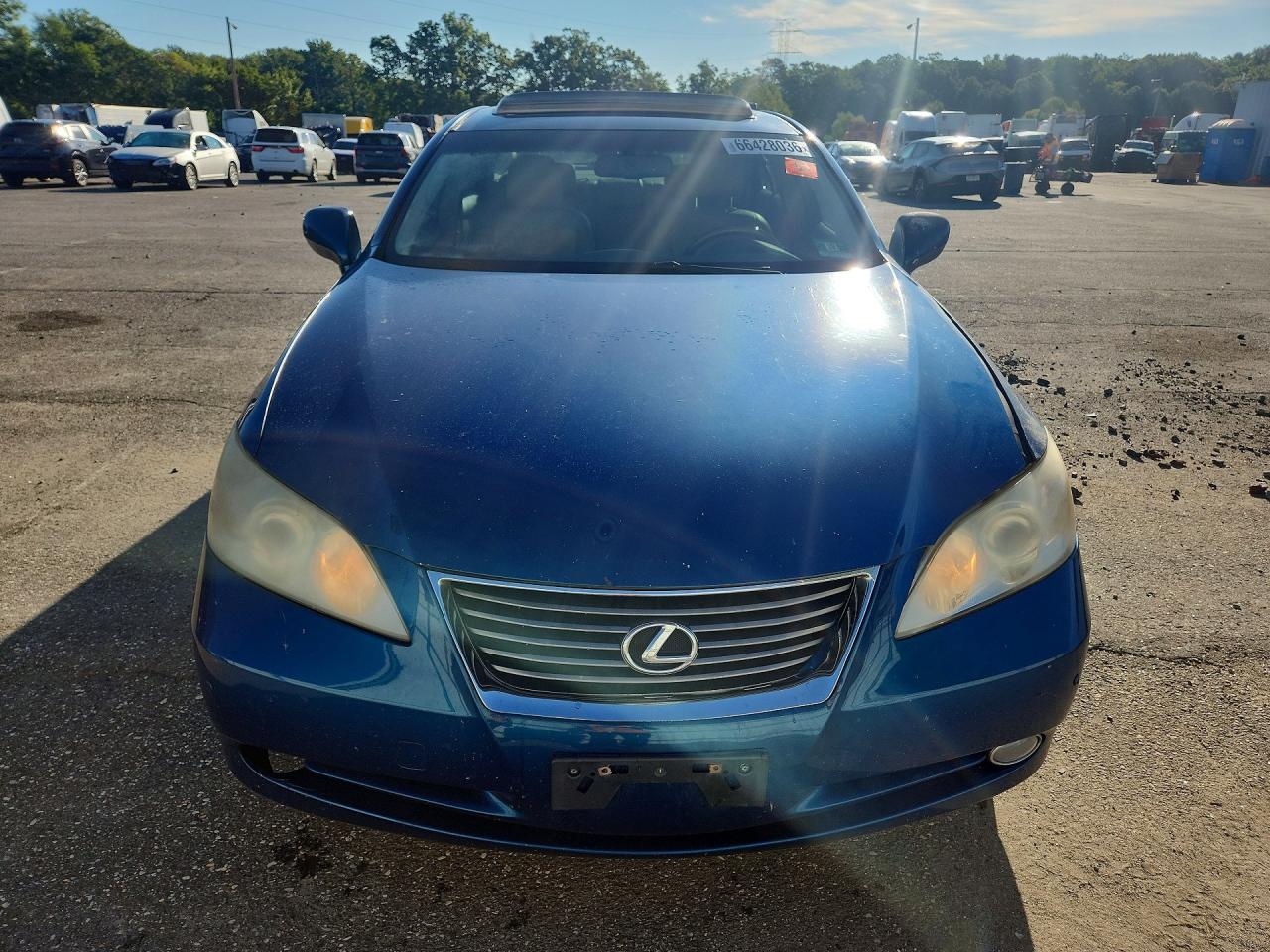 2007 Lexus Es 350 Blue vin: JTHBJ46G572054795