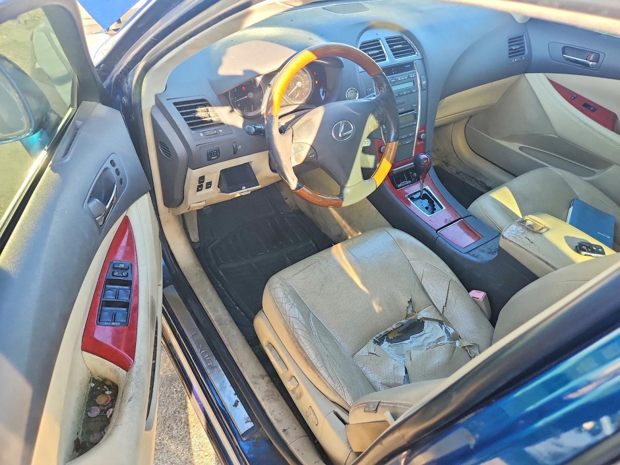 2007 Lexus Es 350 Blue vin: JTHBJ46G572054795